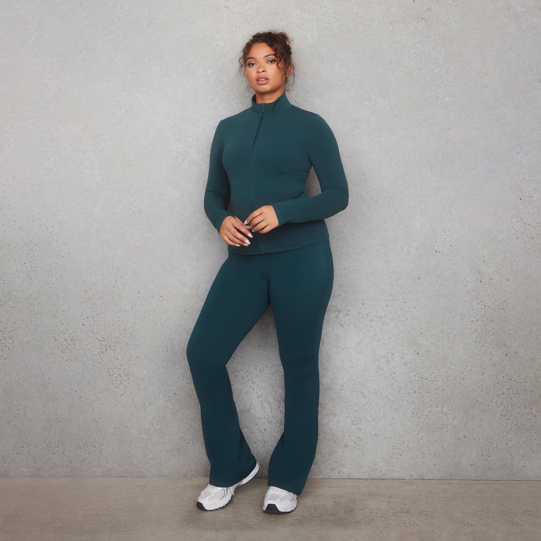 Curve Empower Flare Leggings - Deep Forest