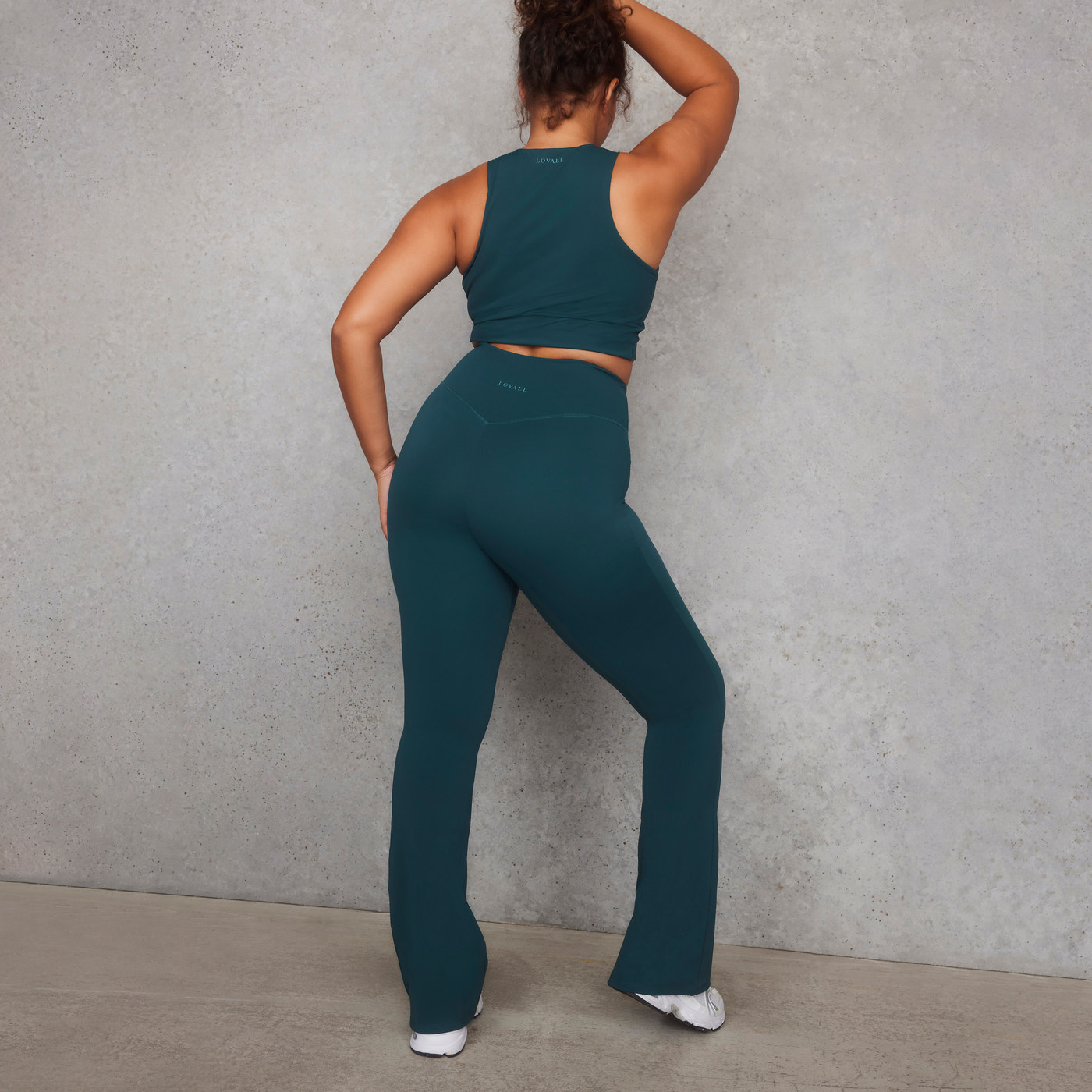 Curve Empower Flare Leggings - Deep Forest