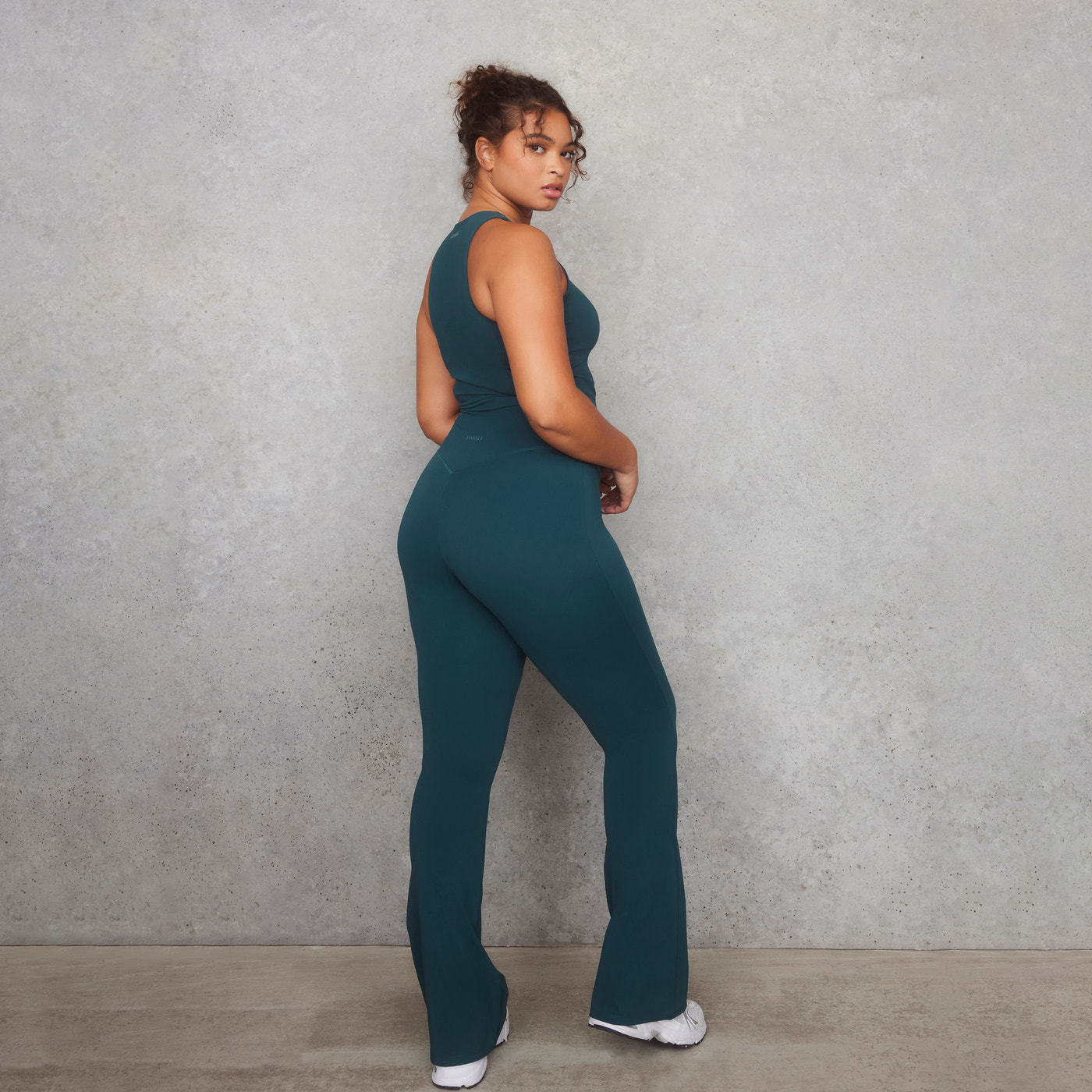 Curve Empower Flare Leggings - Deep Forest