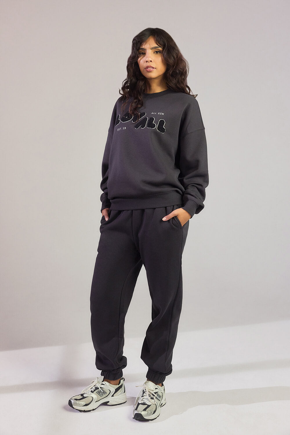Organic Oversized Sweatshirt Style 2 - Shadow