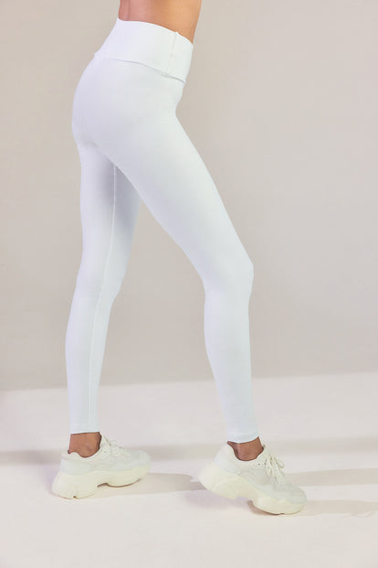 Everyday High Waisted Leggings - White