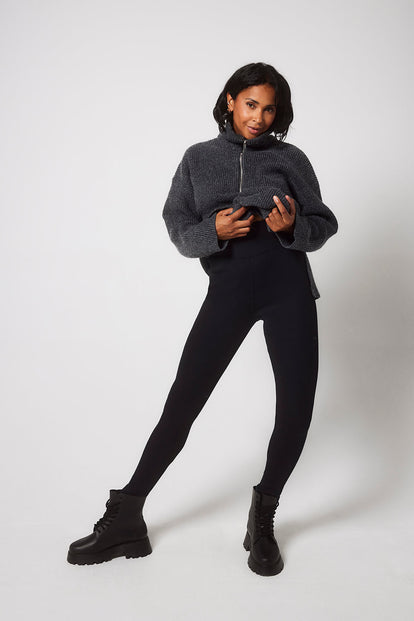 Buy Black Fleece Lined Leggings from the Next UK online shop
