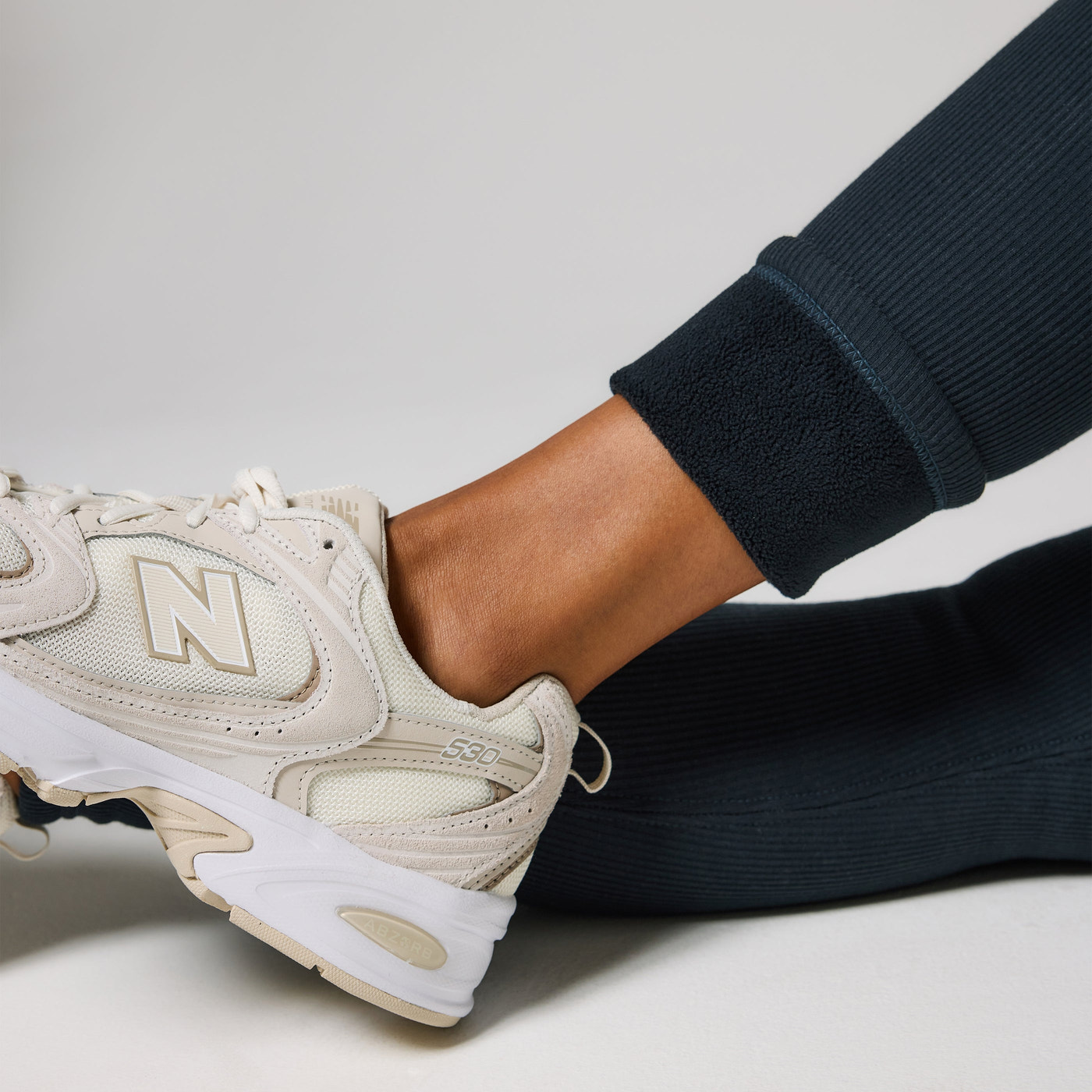 Curve Extreme Fleece Lined Leggings - Vintage Navy