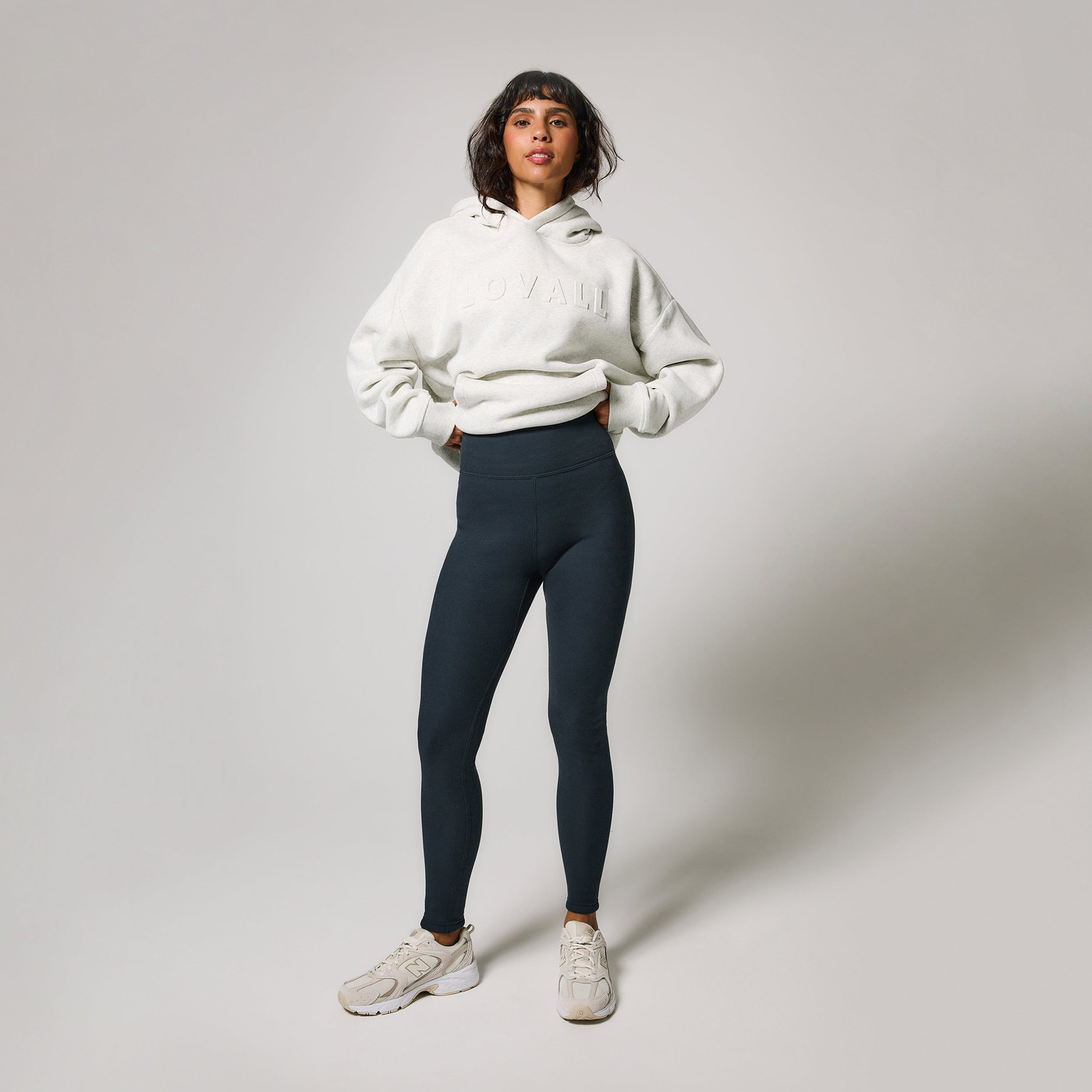 Curve Extreme Fleece Lined Leggings - Vintage Navy