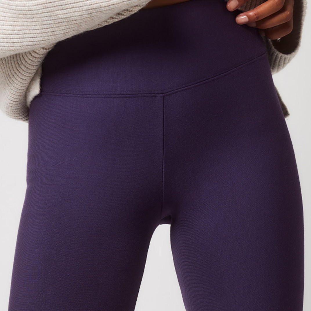 Winter Everyday High Waisted Leggings - Midnight Plum