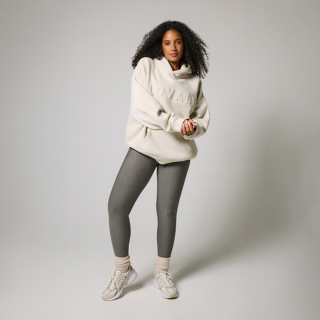 Winter Everyday High Waisted Leggings - Slate Green