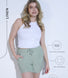 Everyday Linen Shorts - Sage Green