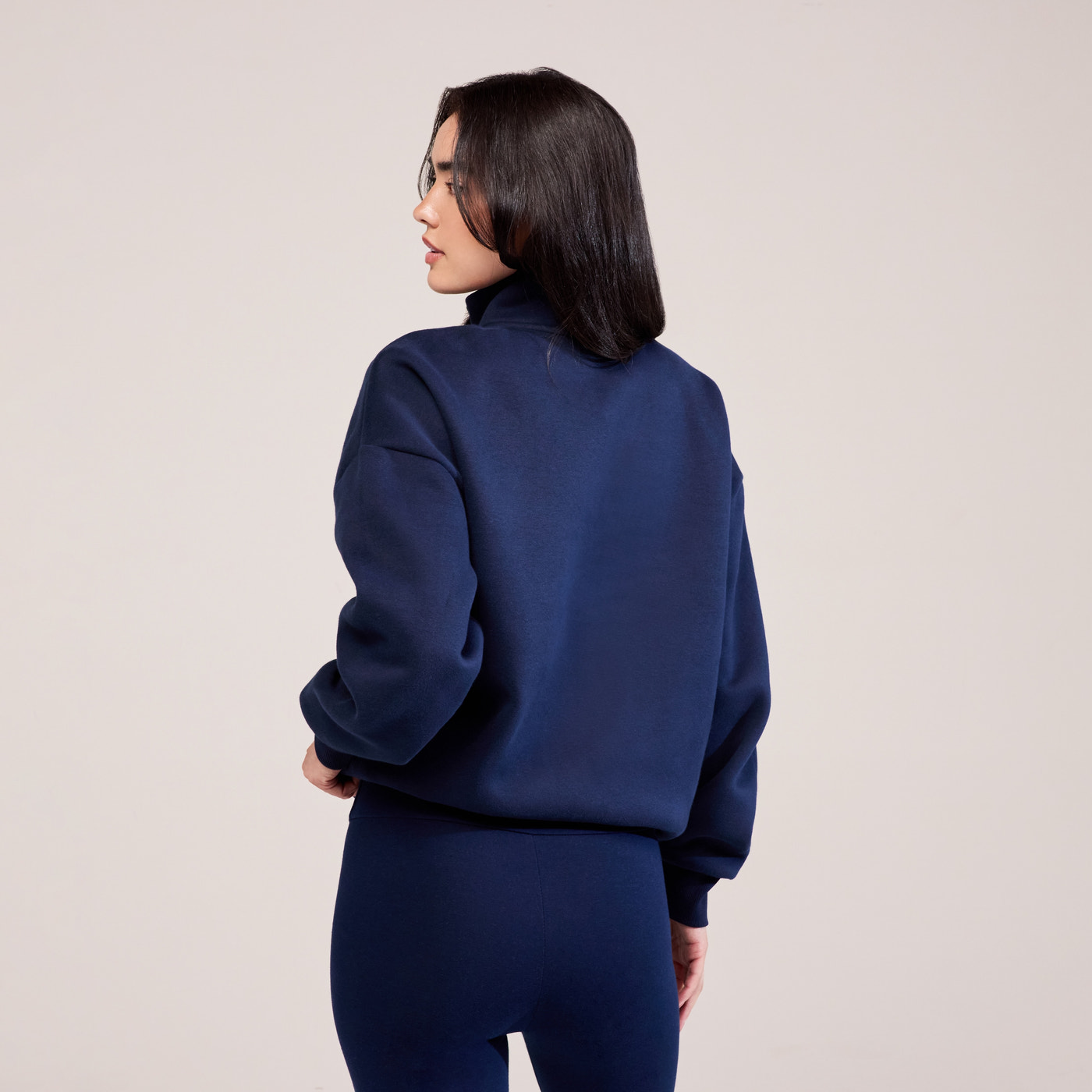 Heavyweight 1/4 Zip Sweatshirt - Navy
