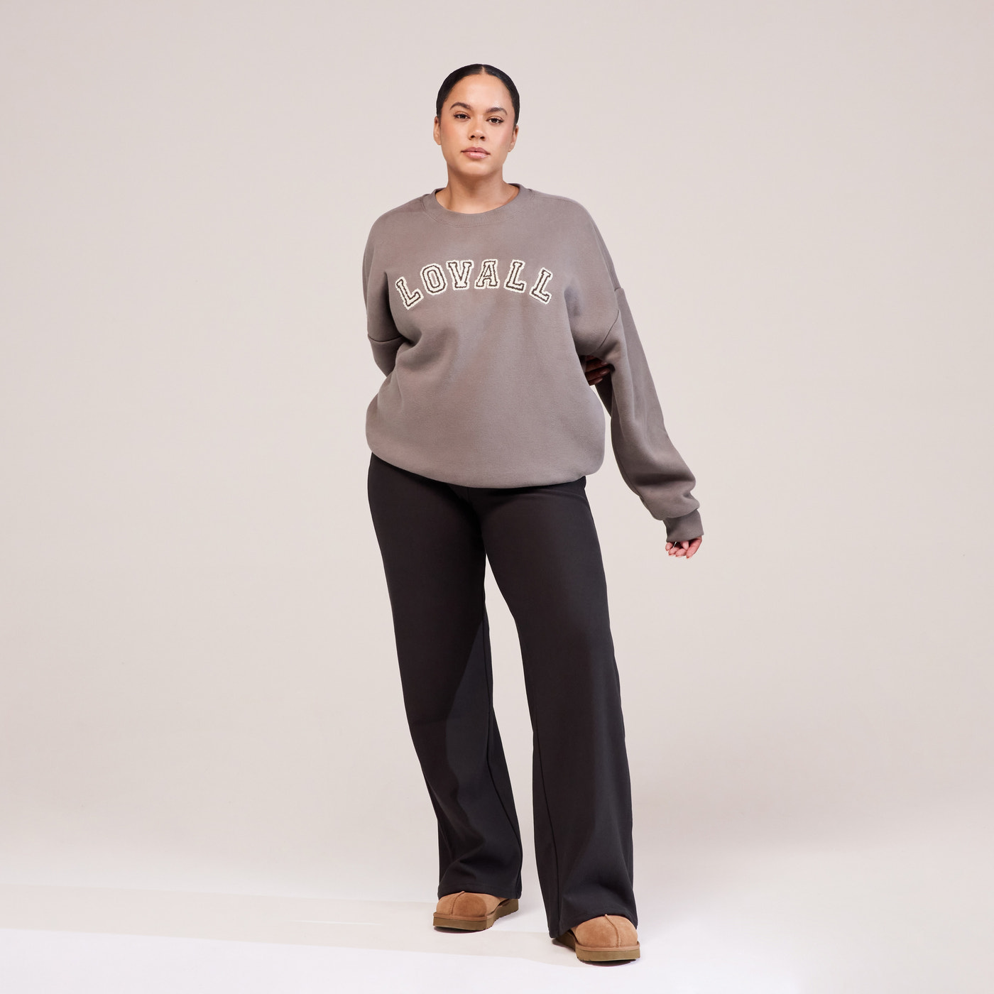 Curve Heavyweight Oversized Sweatshirt Campus - Mocha