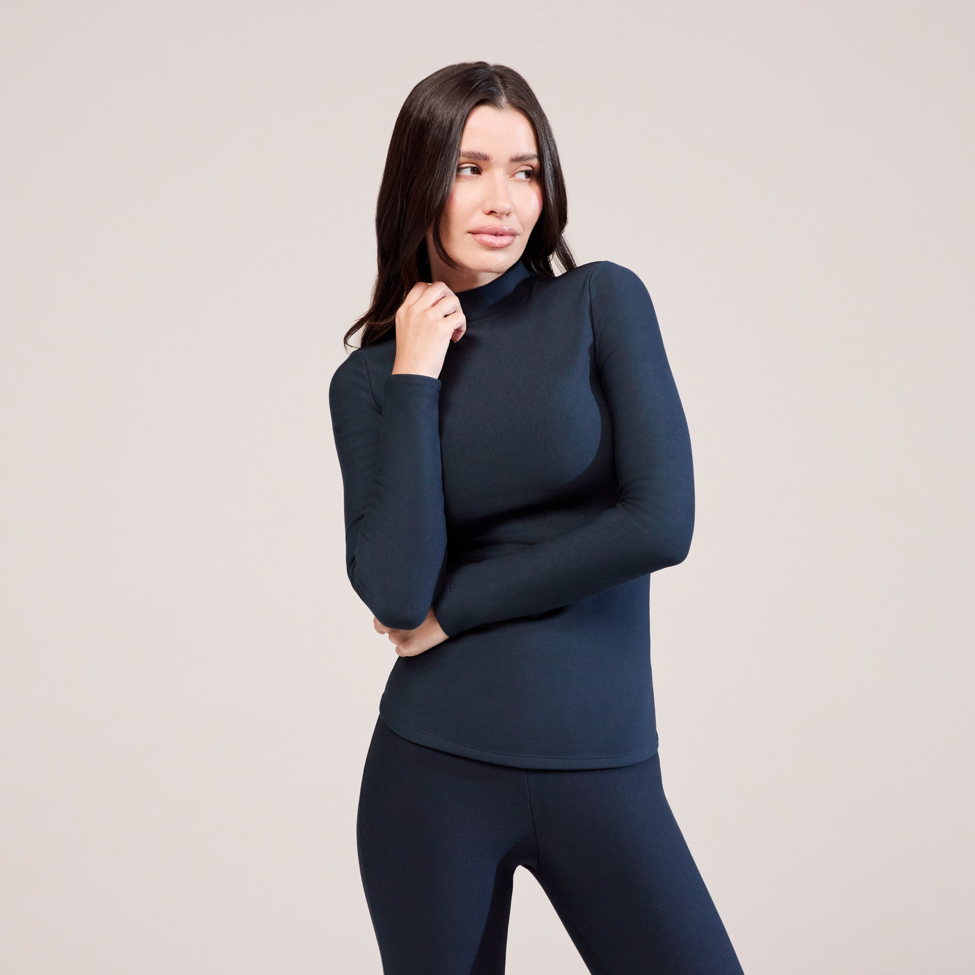 Winter Thermal Top - Vintage Navy