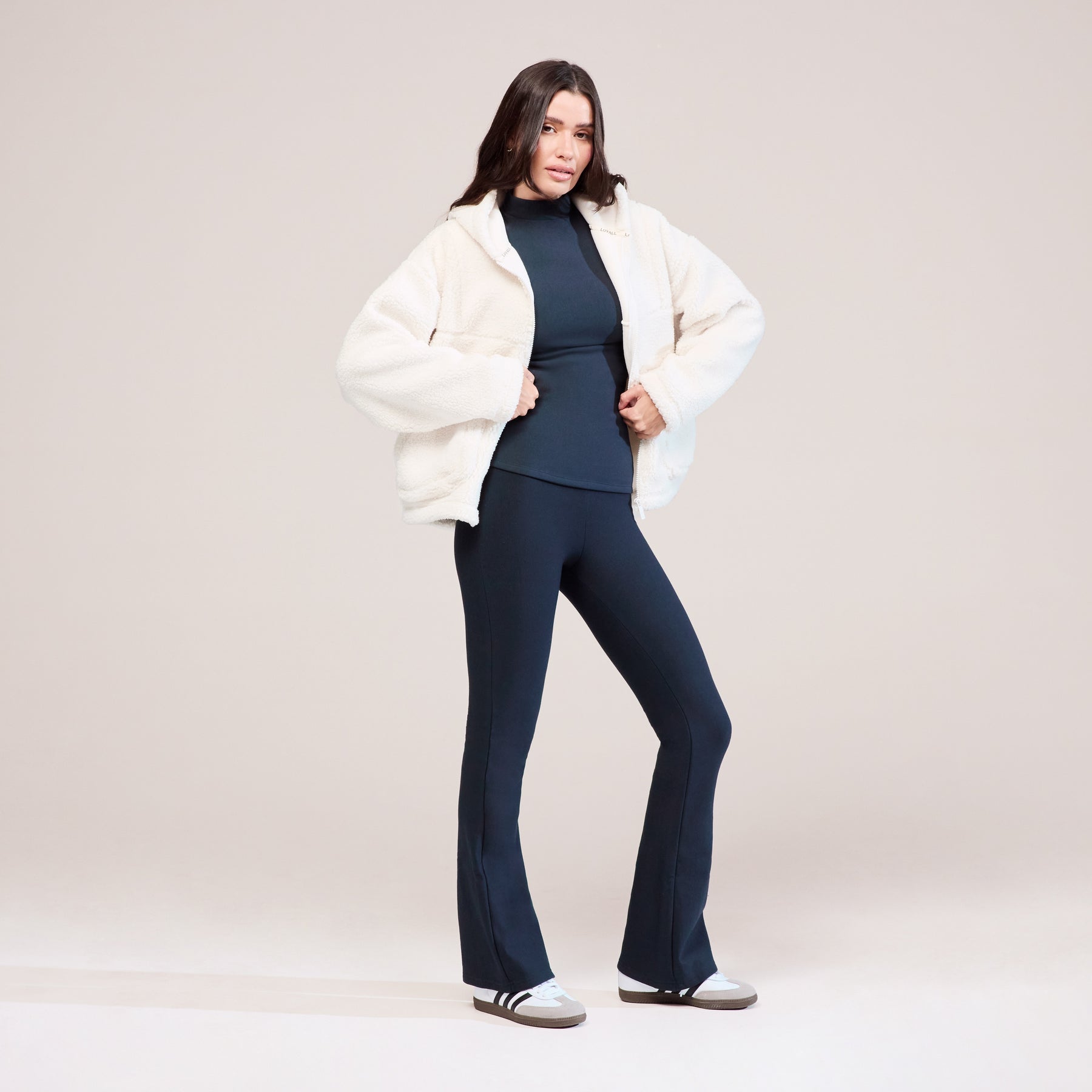 Winter Flare Leggings - Vintage Navy