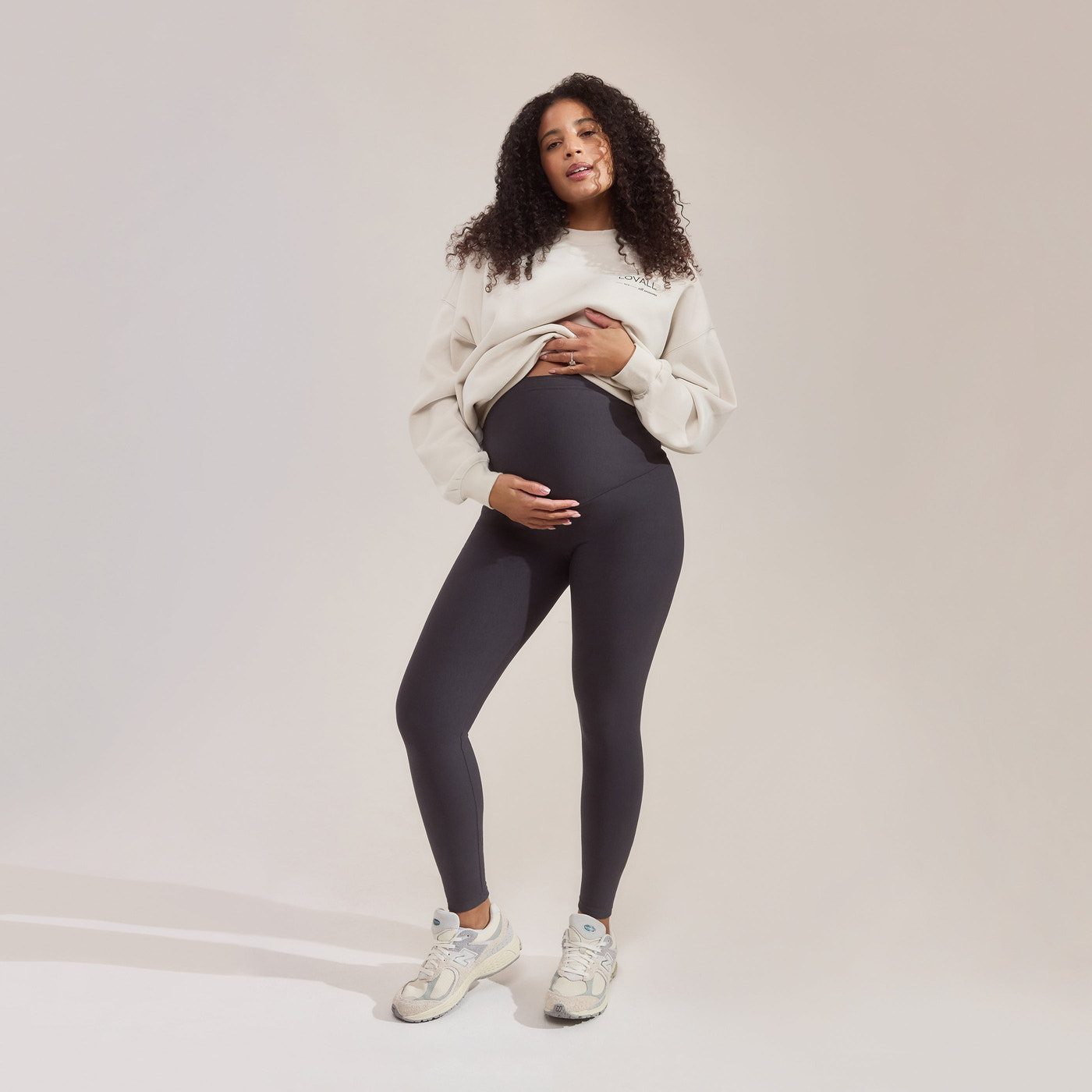 Maternity Winter Everyday Leggings - Dark Grey