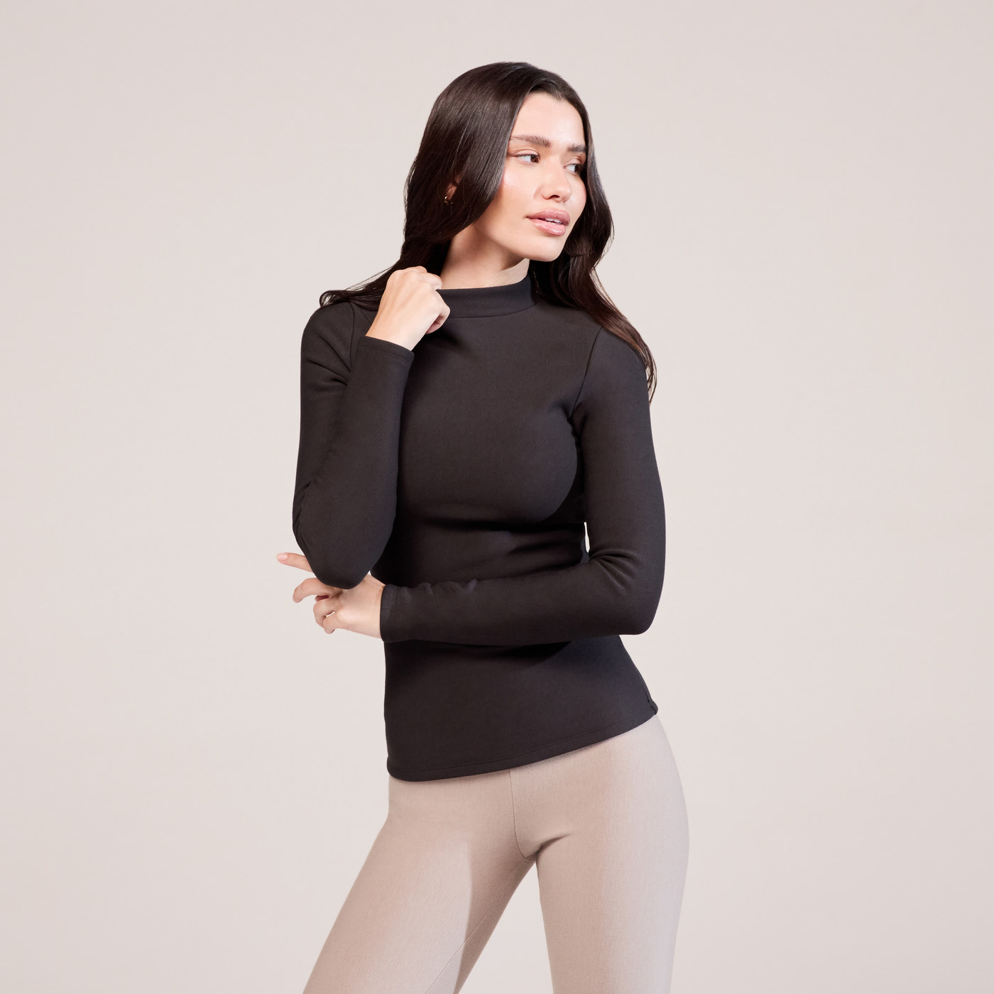 Winter Thermal Top - Black Coffee