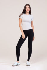 Everyday High Waisted Leggings - Black
