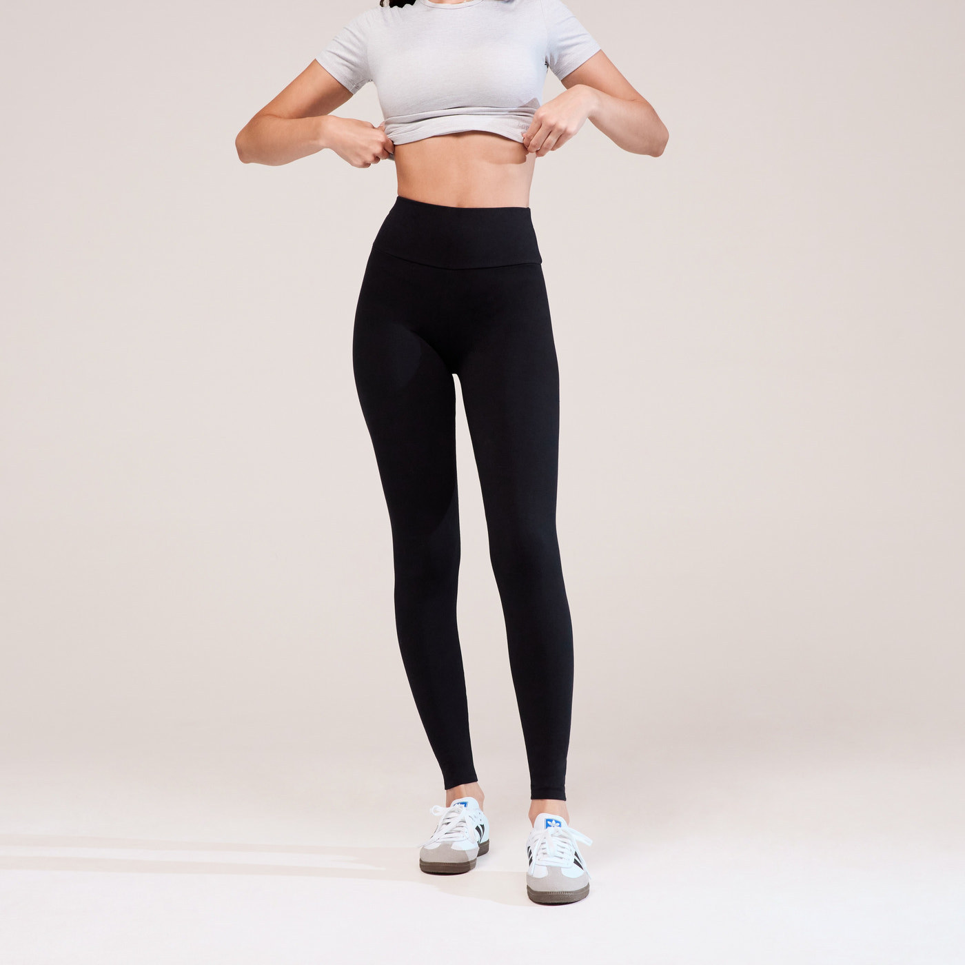 Everyday High Waisted Leggings - Black