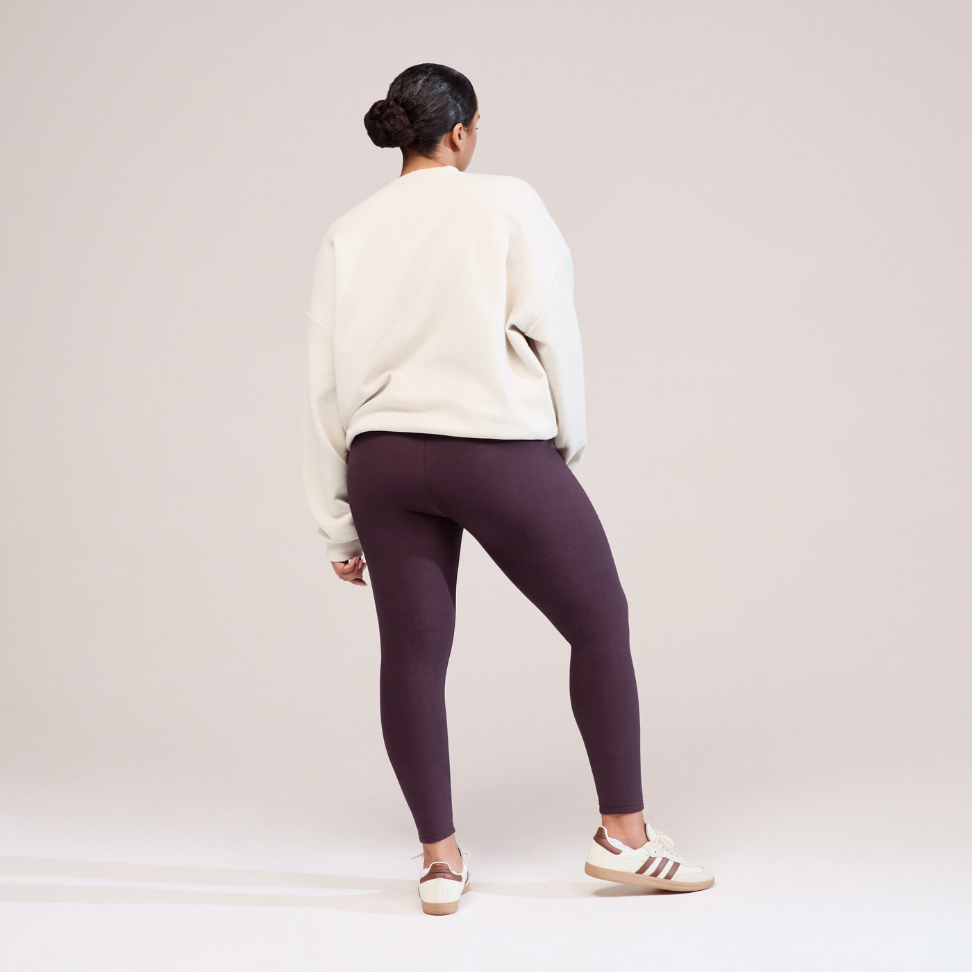 Curve Winter Everyday High Waisted Leggings - Wine