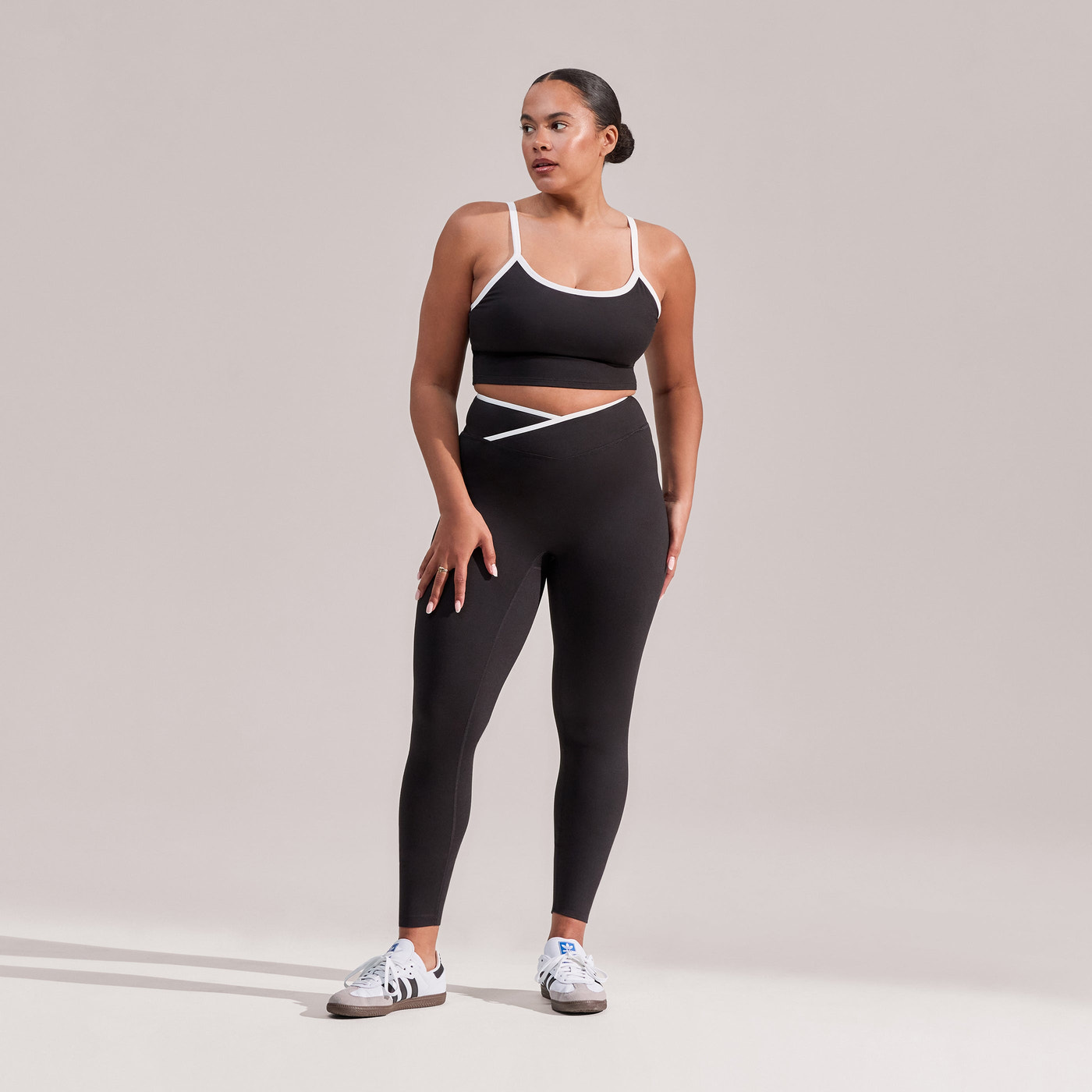 Curve Ultimate Everyday Wrap Waist Leggings - Black