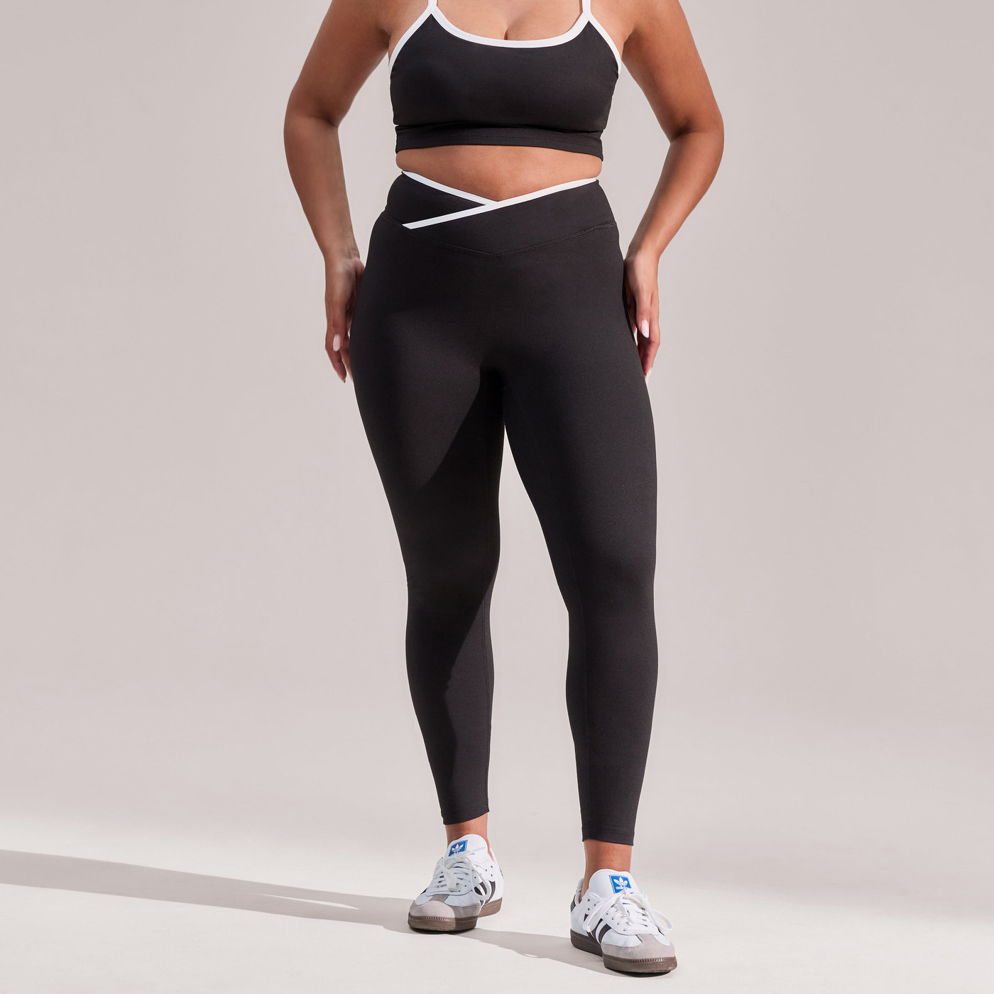 Curve Ultimate Everyday Wrap Waist Leggings - Black