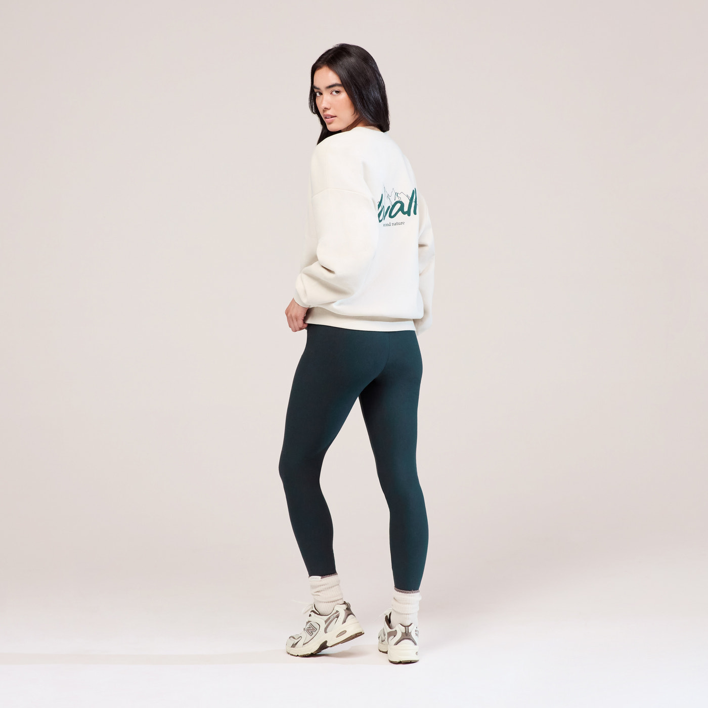 Winter Everyday High Waisted Leggings - Pine