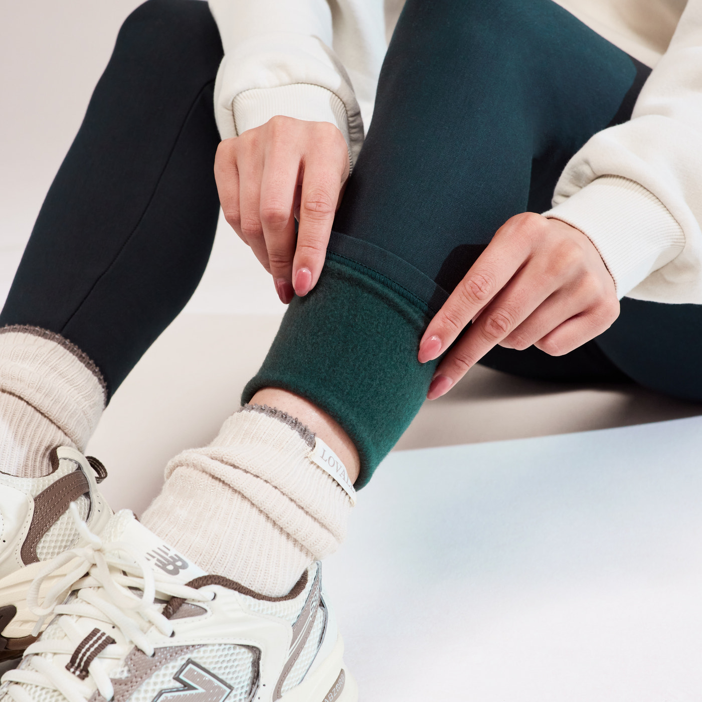 Winter Everyday High Waisted Leggings - Pine