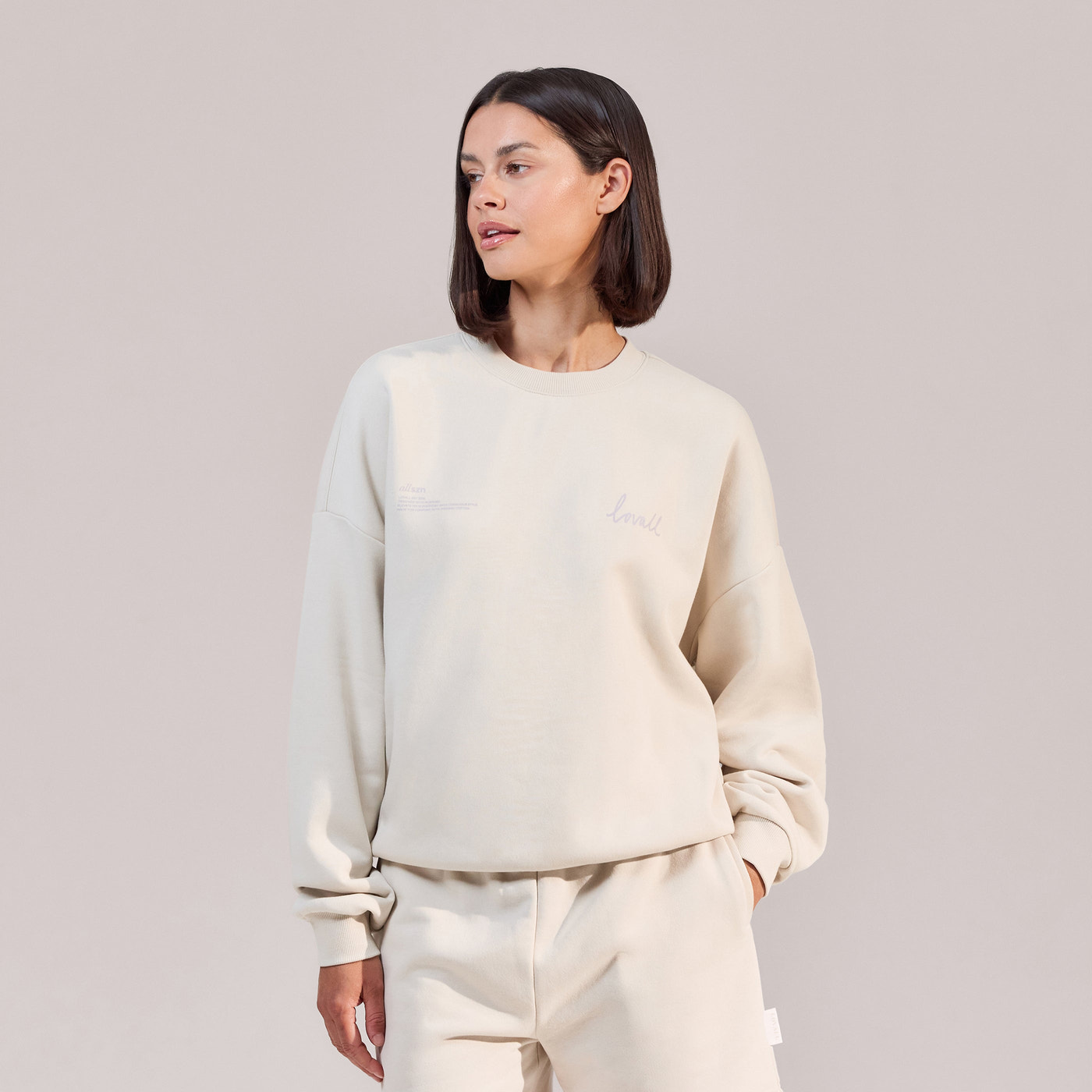 Organic Sweat Shorts - Ecru