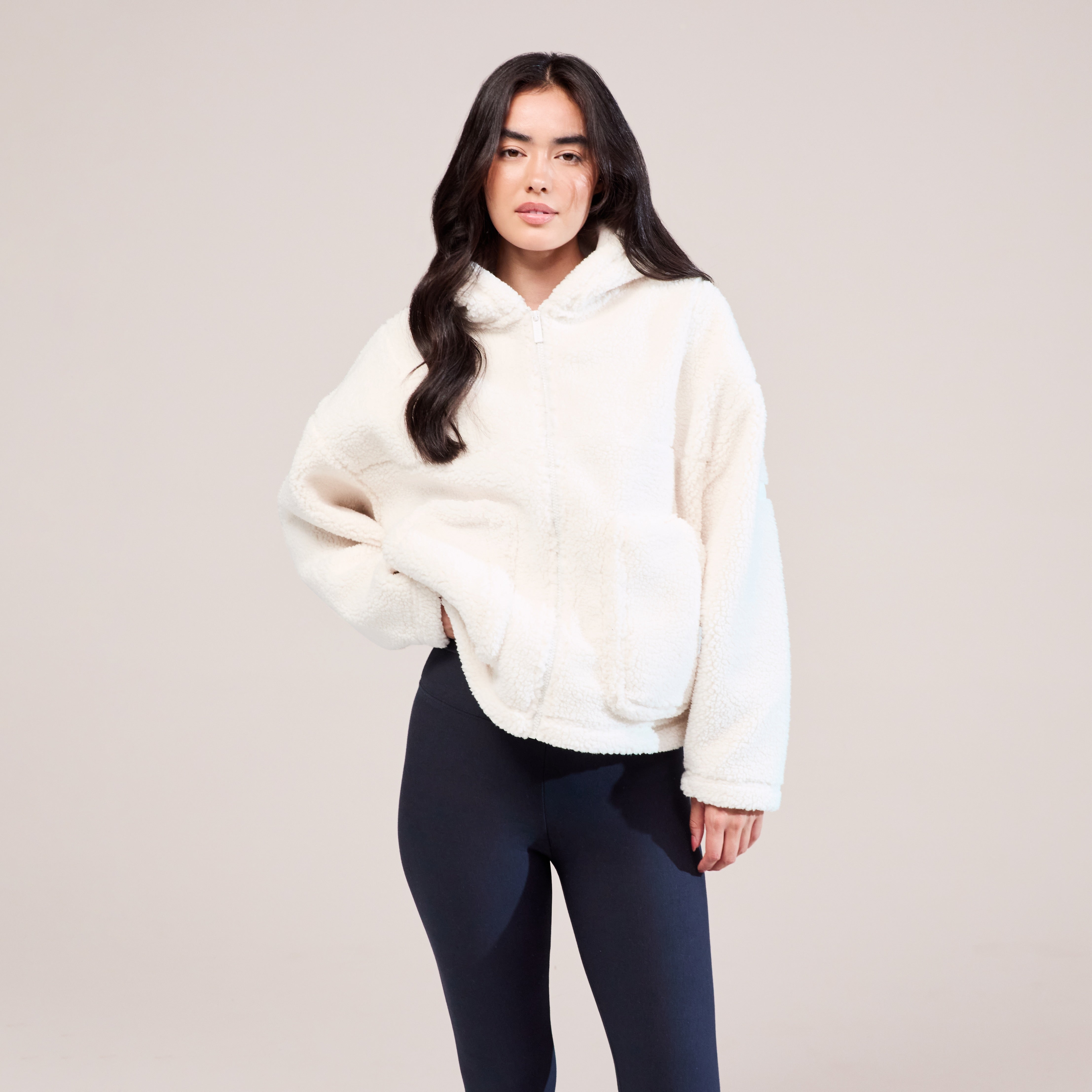 Borg Fleece Snow White