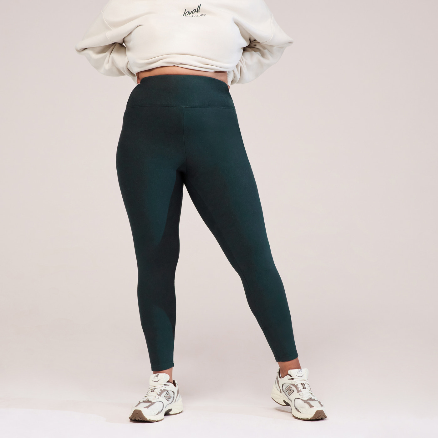 Curve Winter Everyday High Waisted Leggings - Pine