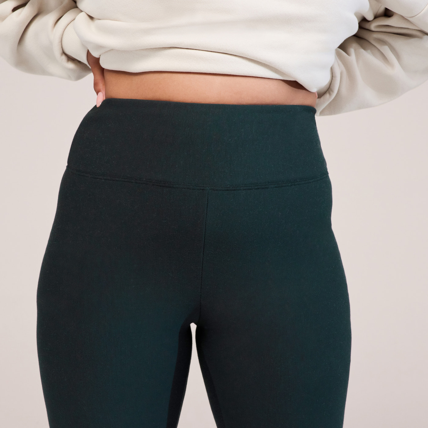 Curve Winter Everyday High Waisted Leggings - Pine