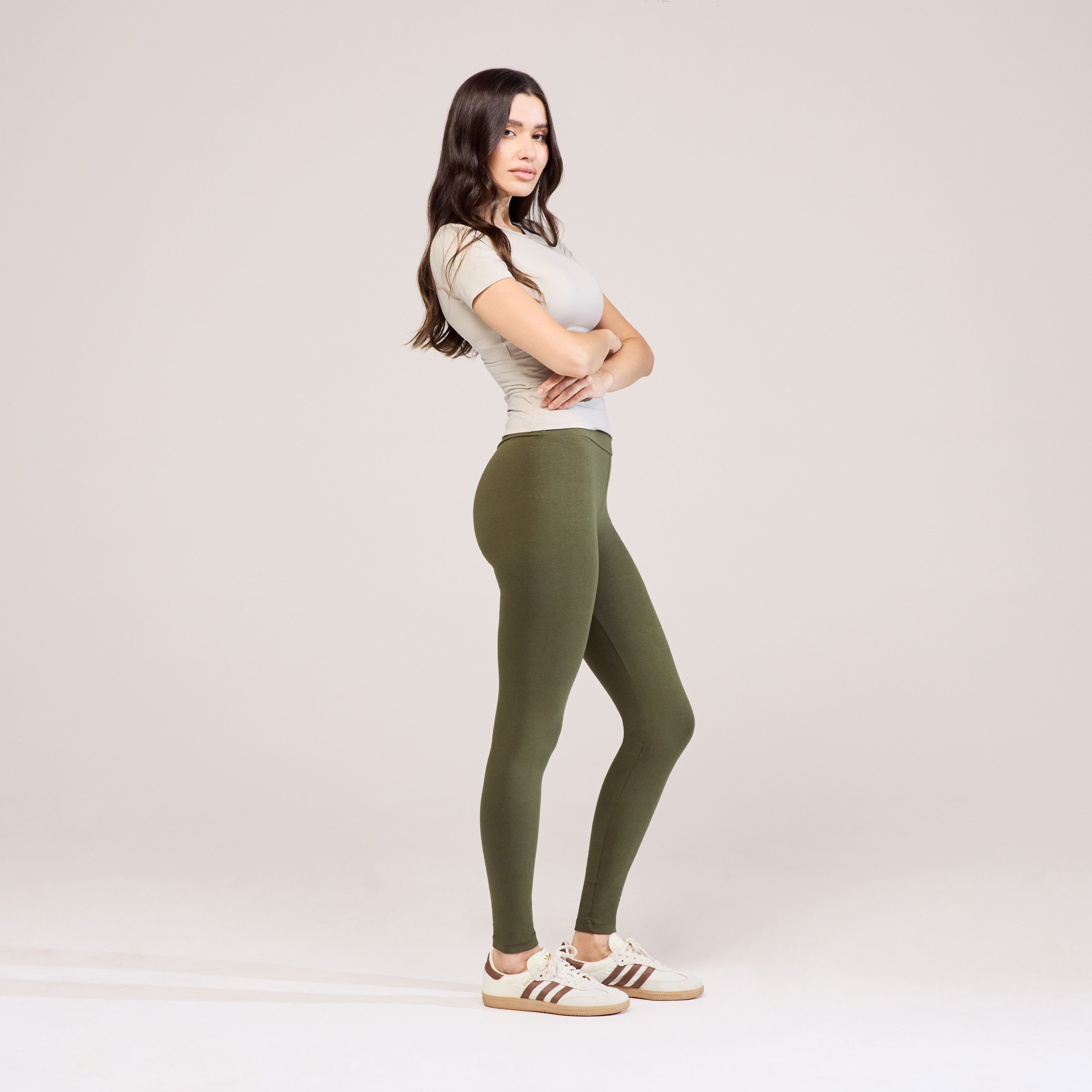 Workout Leggings Beige Leggings Forever 21 FOREVER 21Women Beige