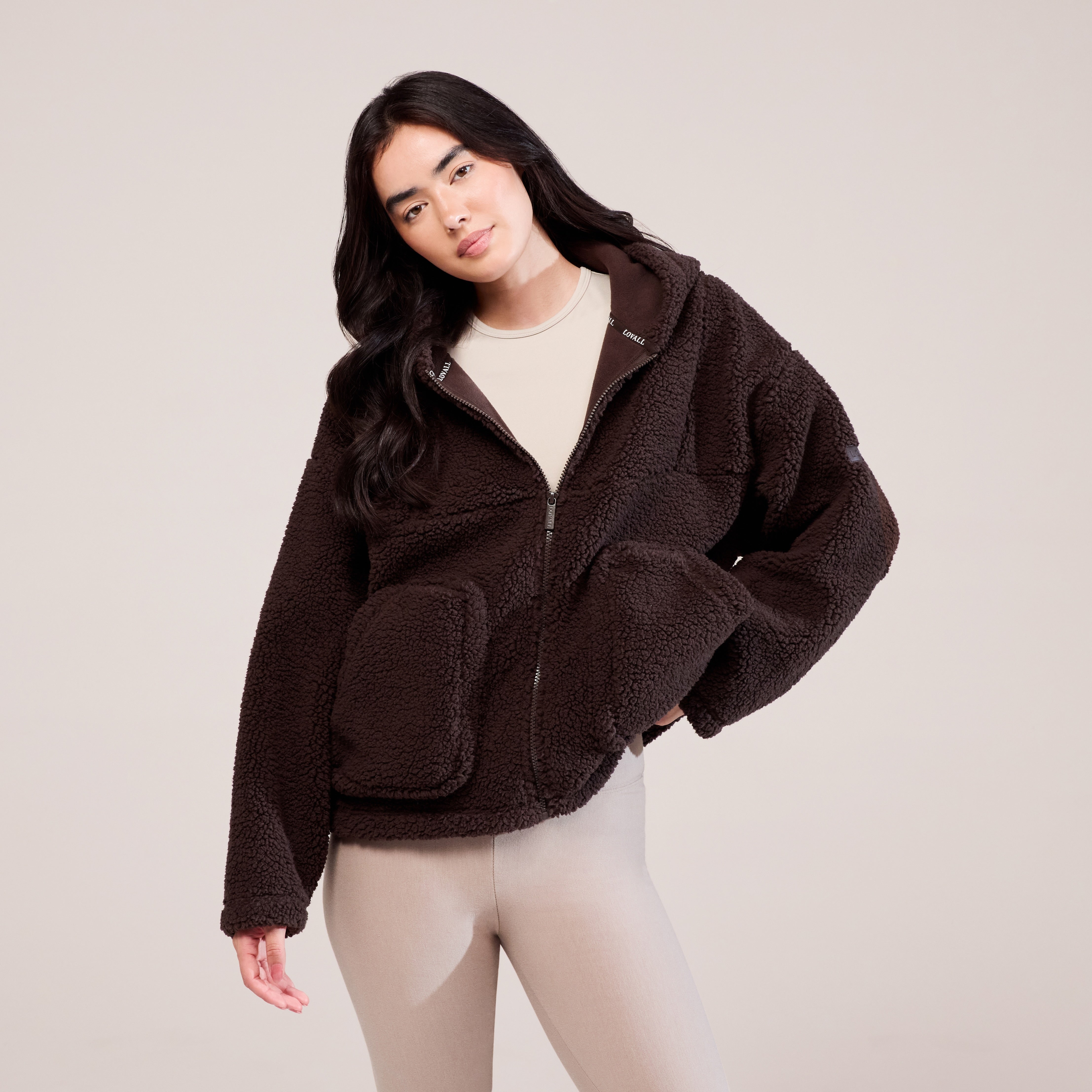 Borg Fleece Espresso