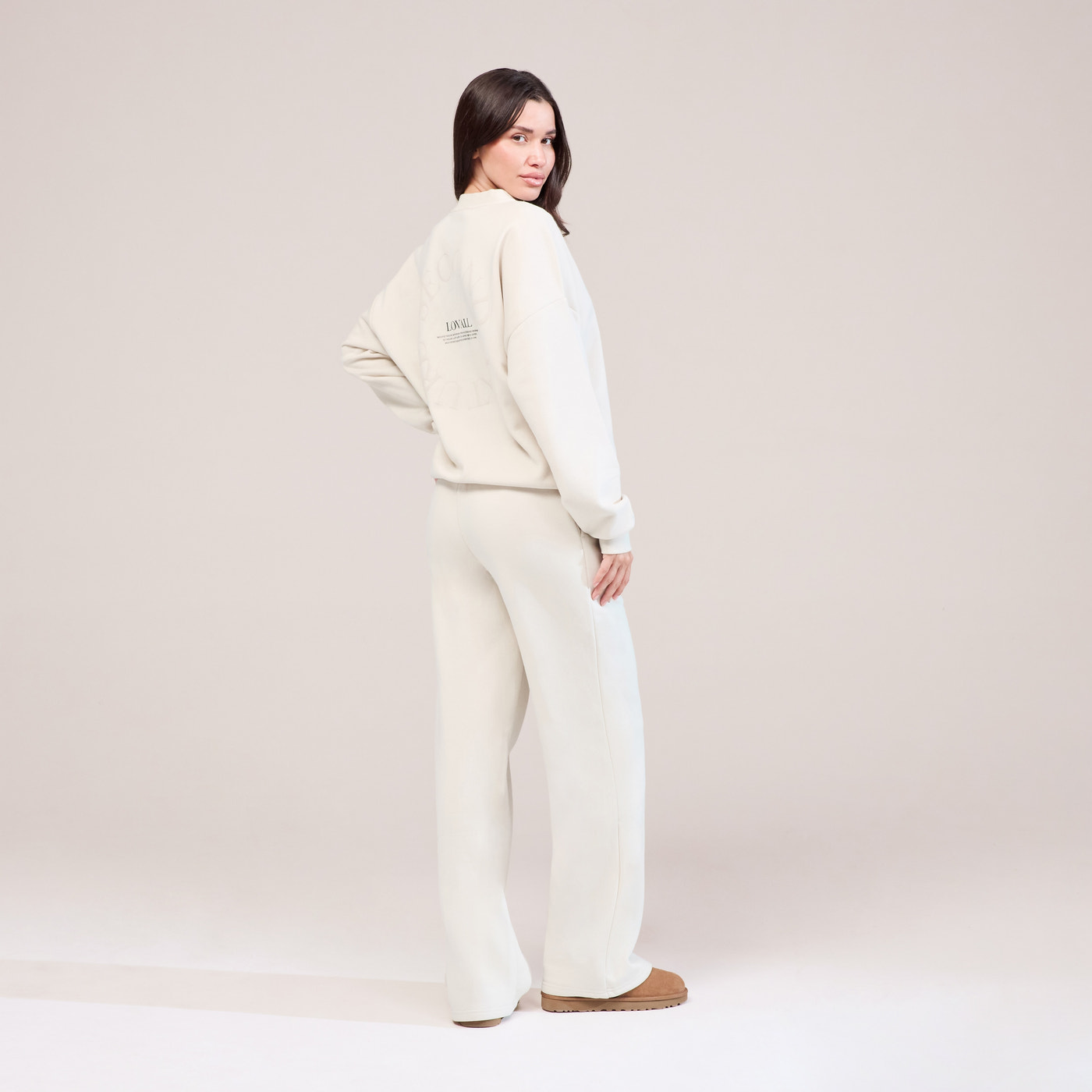 Organic Oversized Sweatshirt Second Nature - Ecru