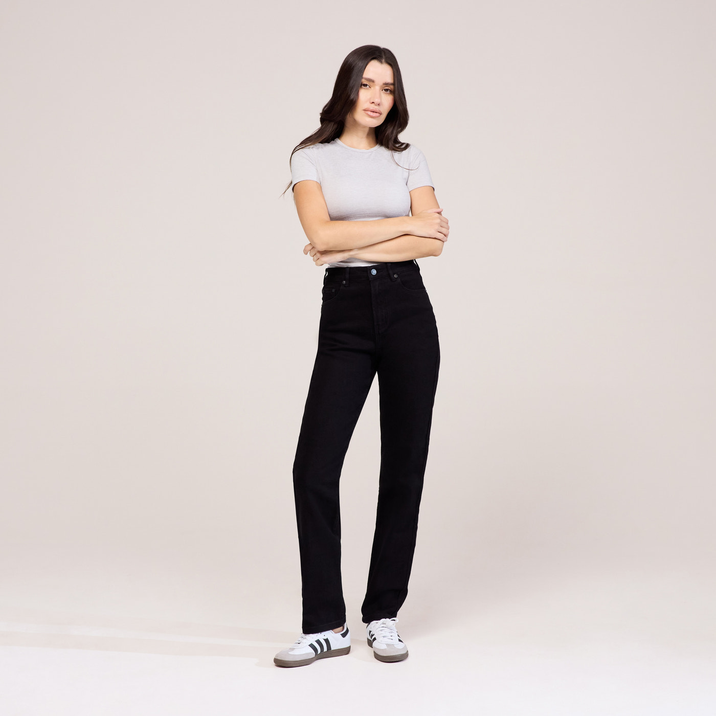 Straight Jeans - Black