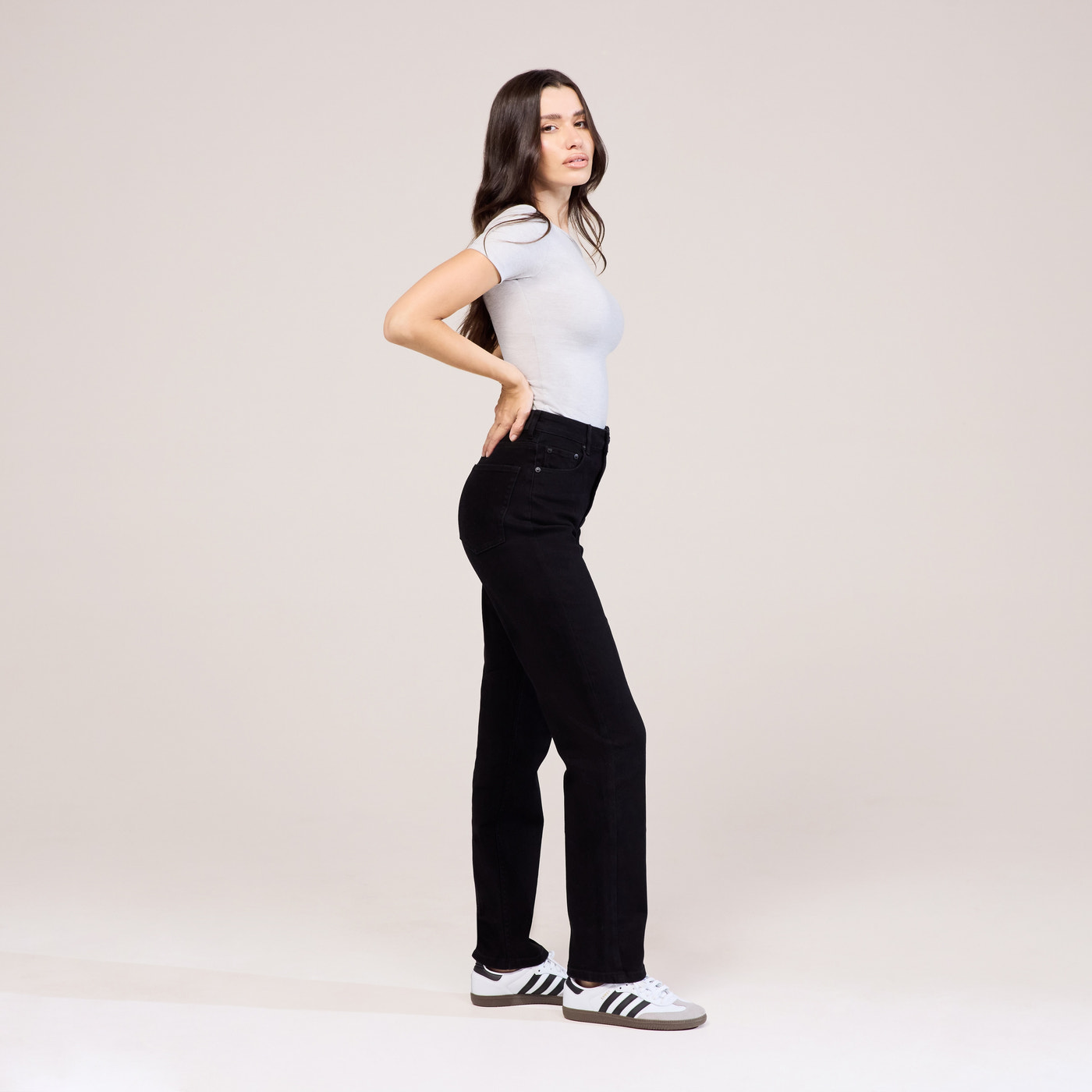 Straight Jeans - Black