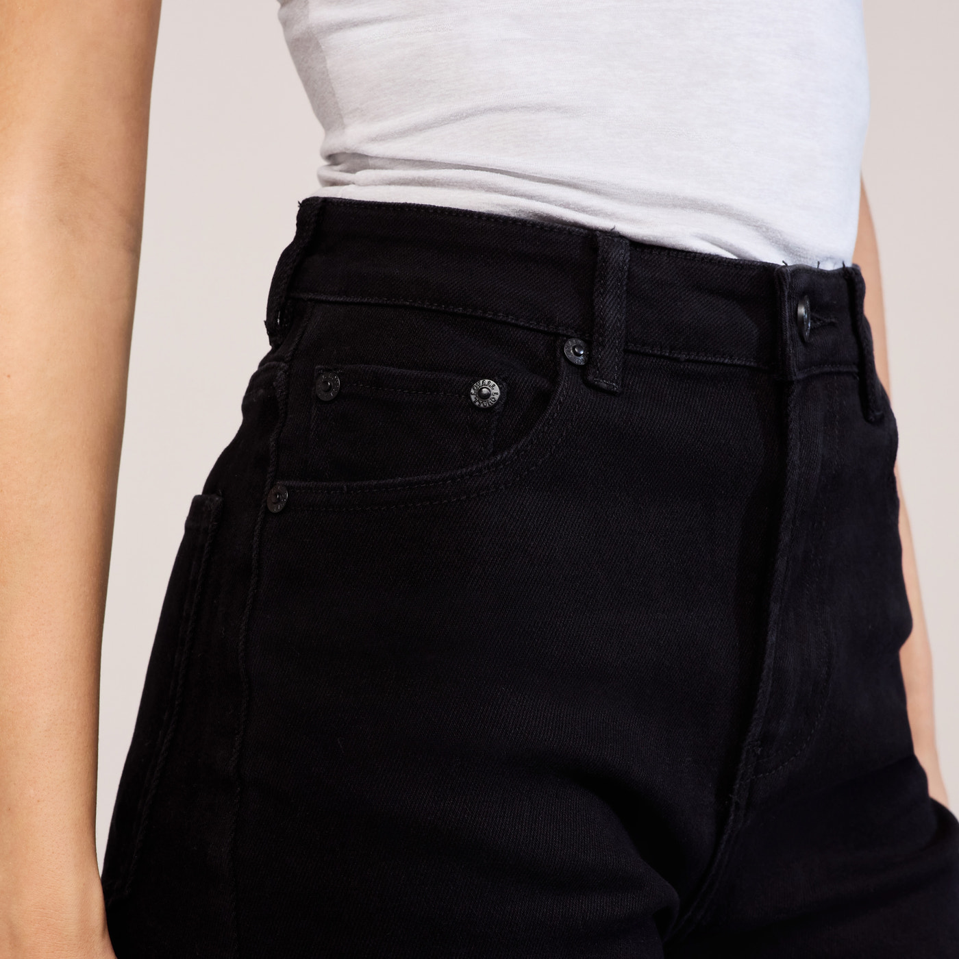 Straight Jeans - Black