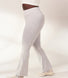 Curve lightweight Flare Leggings - Light Grey Marl