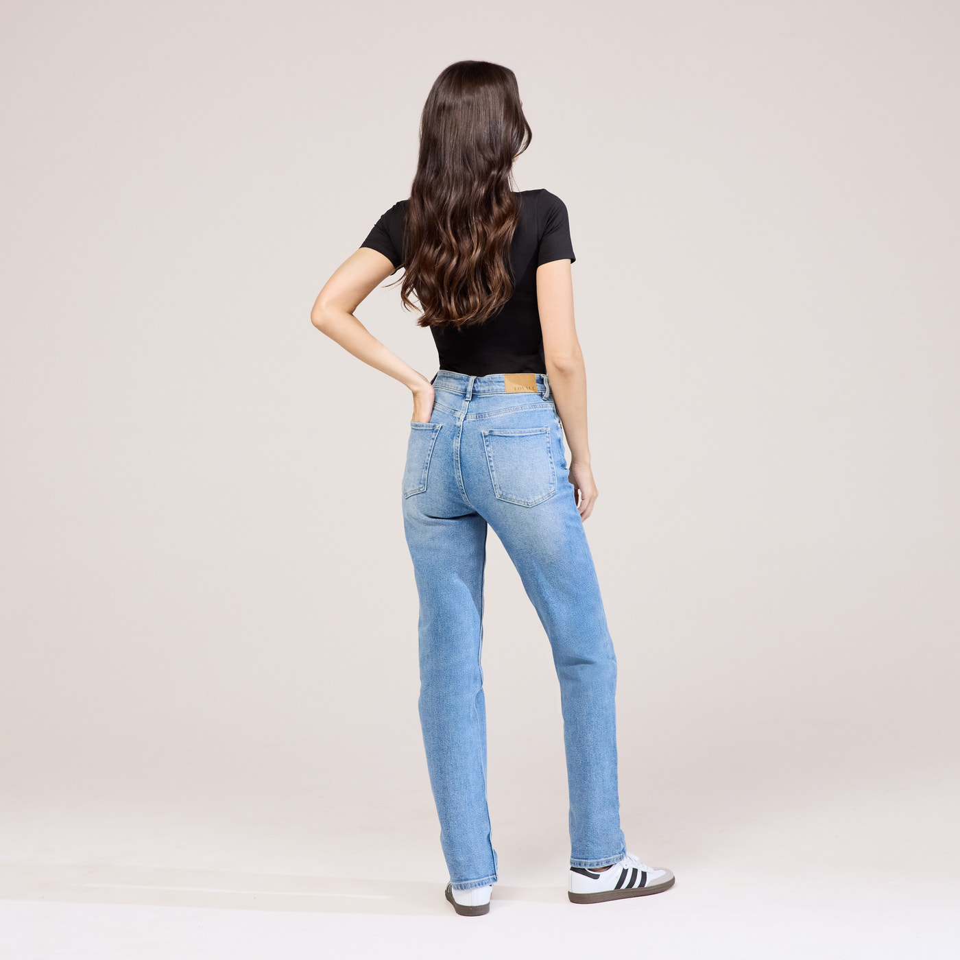Straight Jeans - Mid Blue