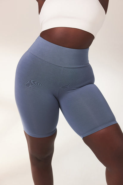 Lightweight Everyday Cycling Shorts - Steel Blue