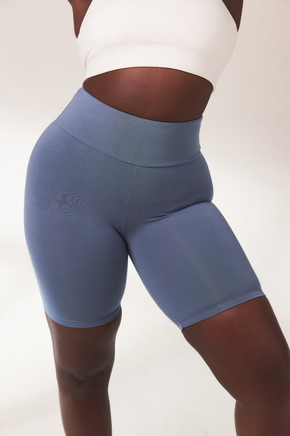 Curve Lightweight Everyday Cycling Shorts - Steel Blue