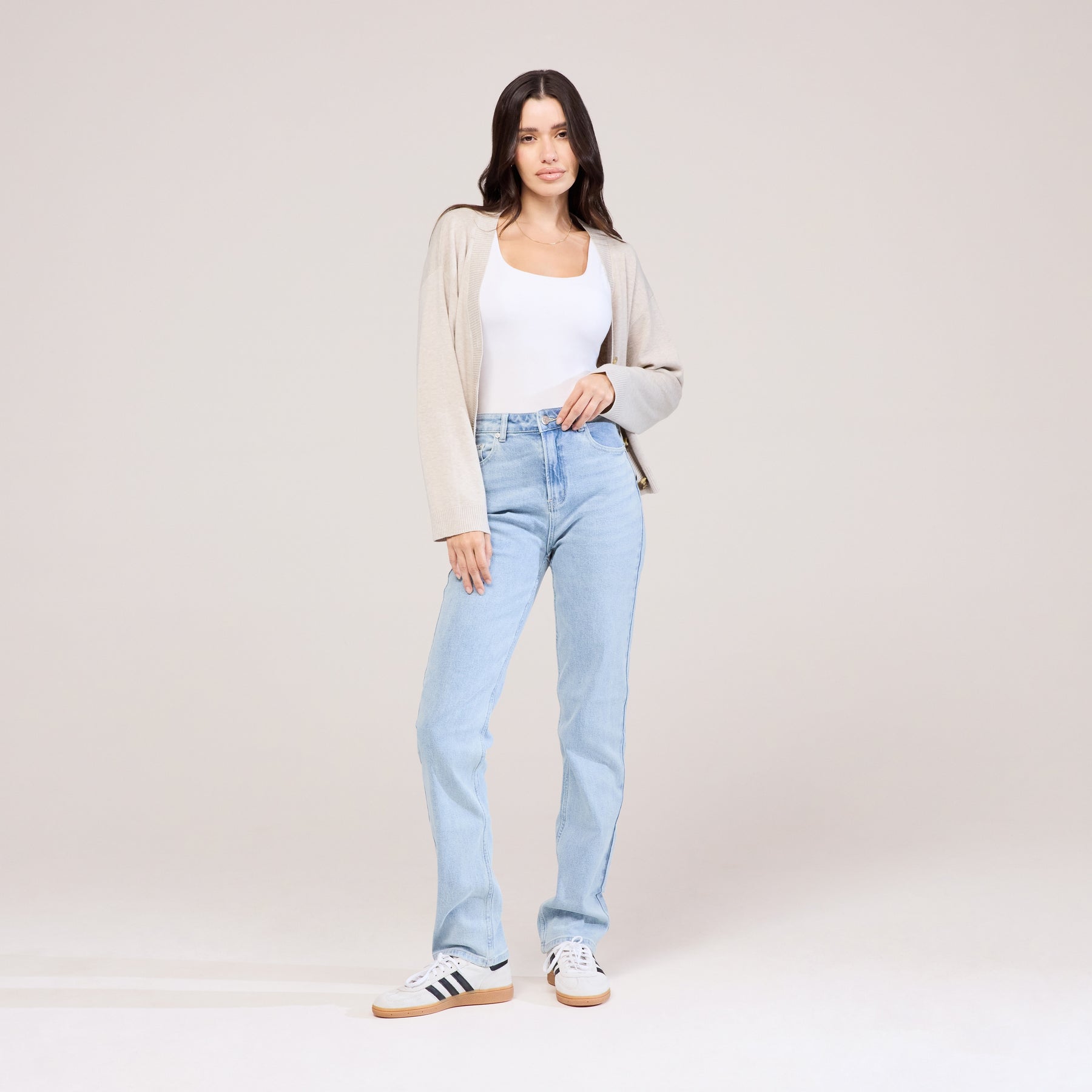 Straight Jeans - Light Bleach