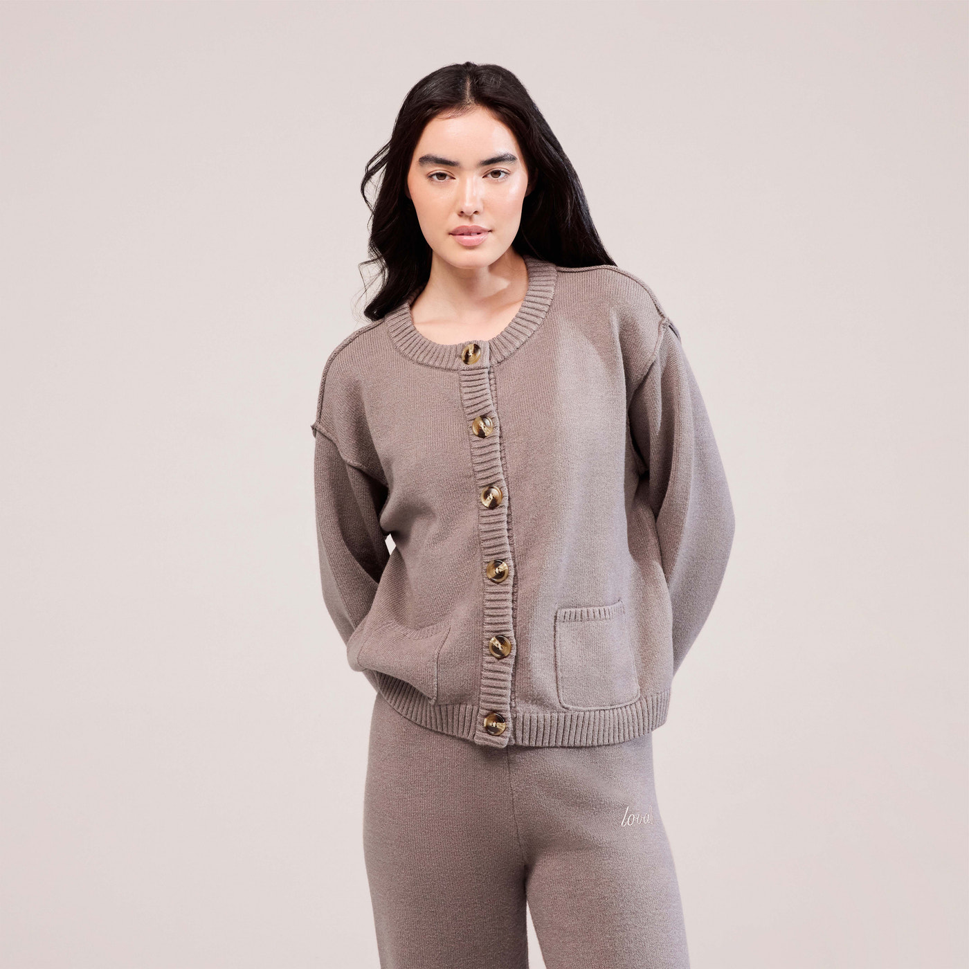 Soft Knit Cardigan - Mocha