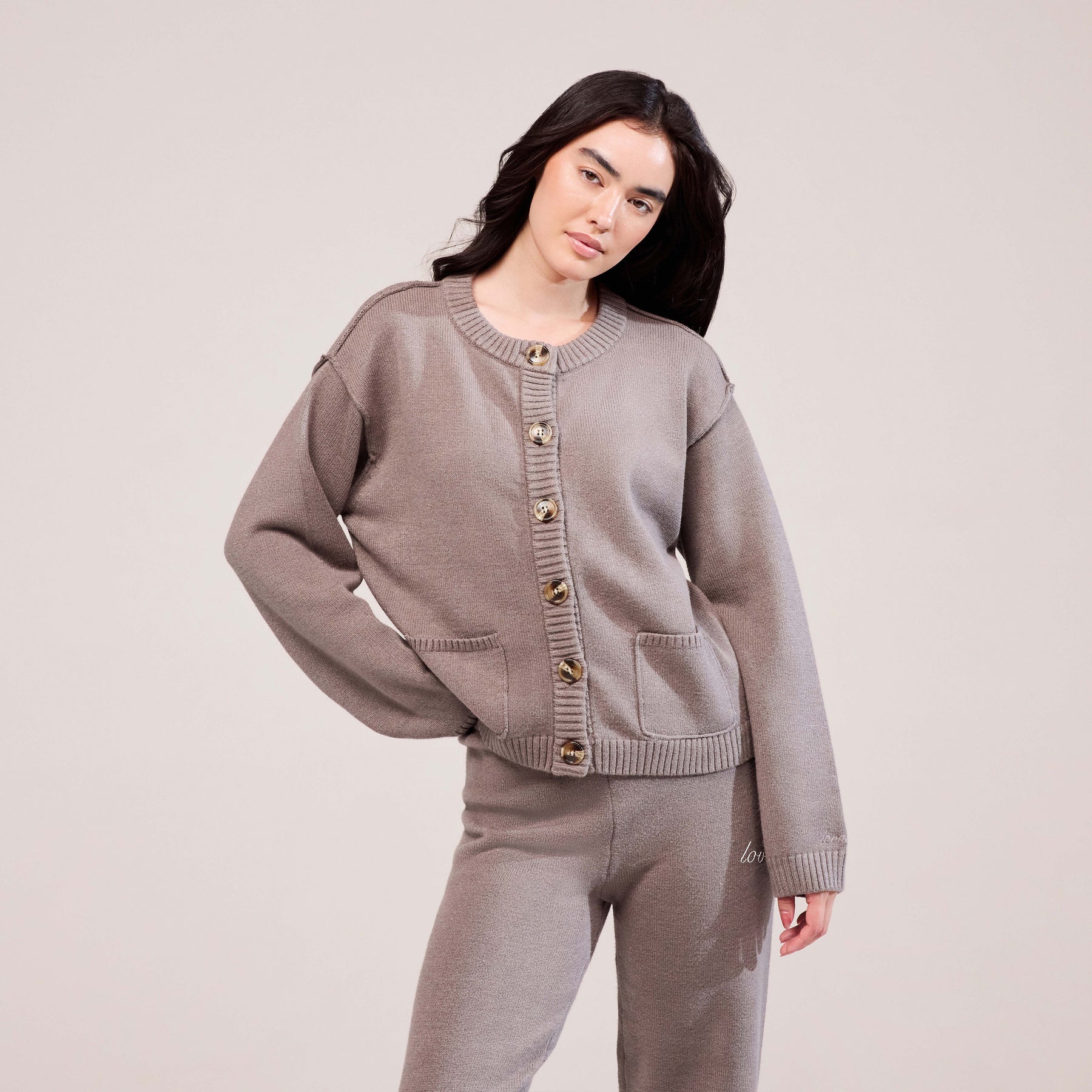 Soft Knit Cardigan - Mocha