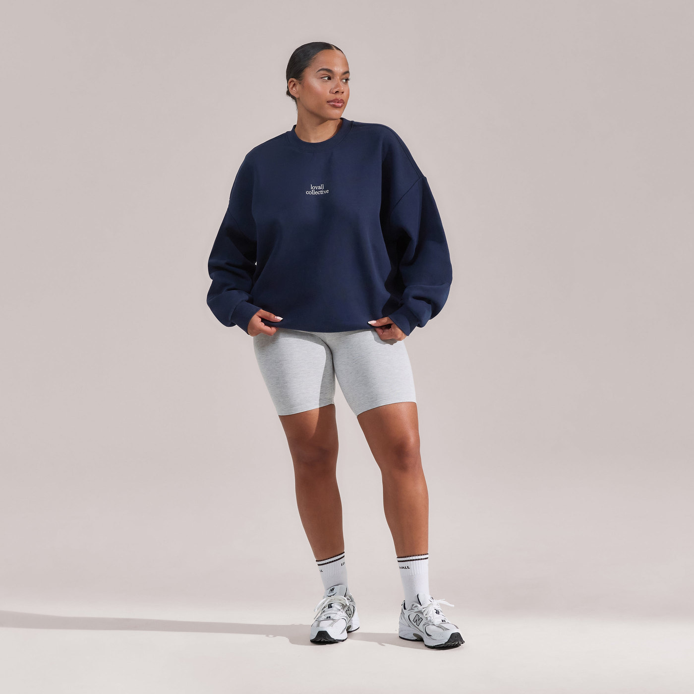 Curve Lightweight Everyday Cycling Shorts - Light Grey Marl