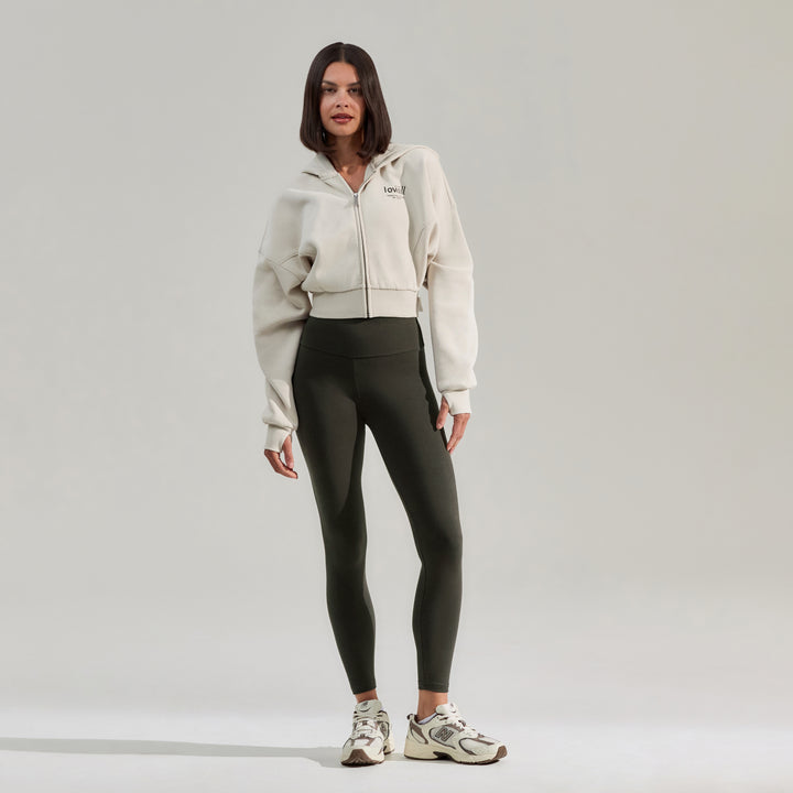 Everyday High Waisted Leggings - Pine