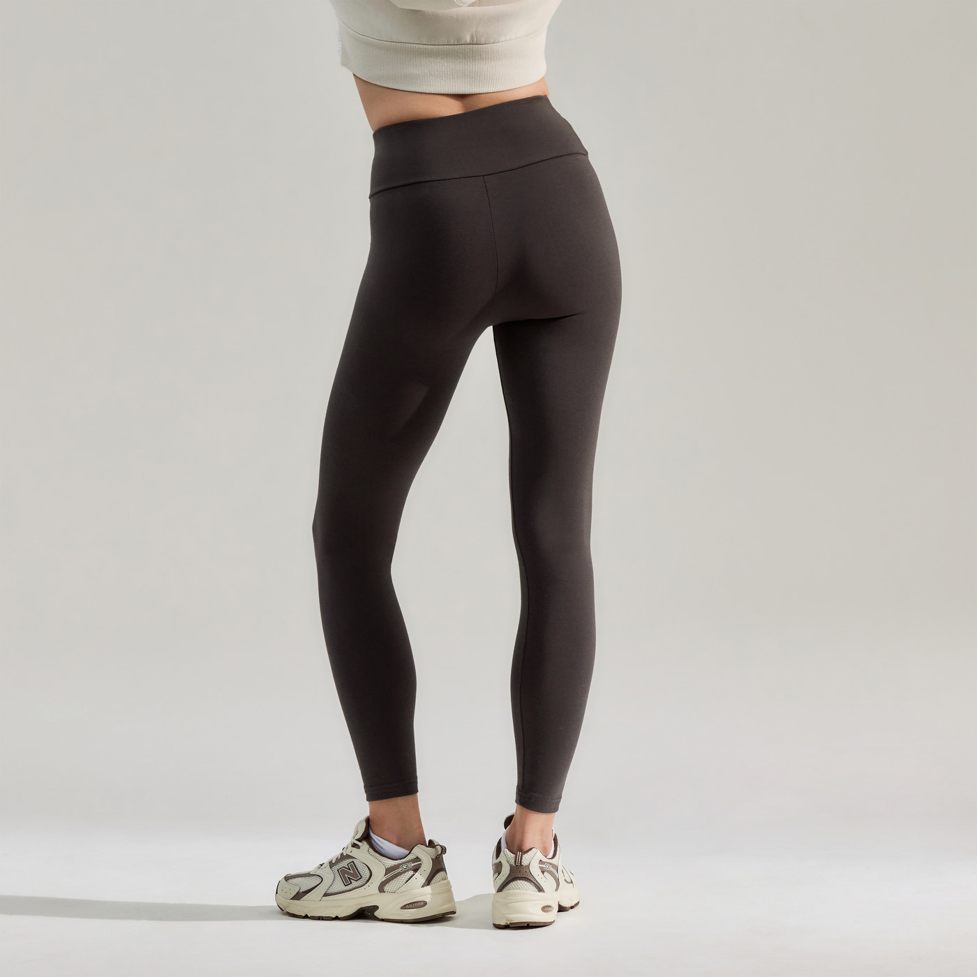 Everyday High Waisted Leggings - Black Coffee
