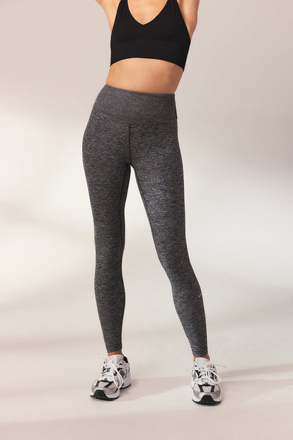 Curve Ultimate Soft-Touch High Waisted Leggings - Dark Grey Marl