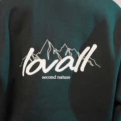 Organic Oversized Sweatshirt Landscape - Pine