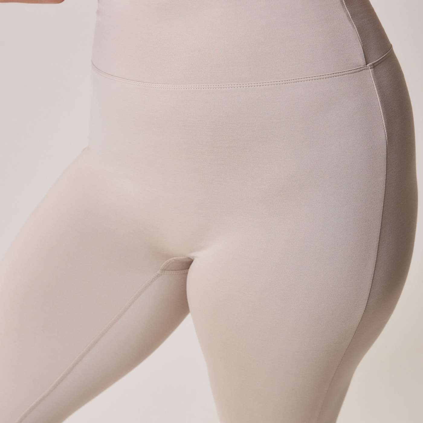 Curve Ultimate Everyday Flare Leggings - Oatmeal Beige