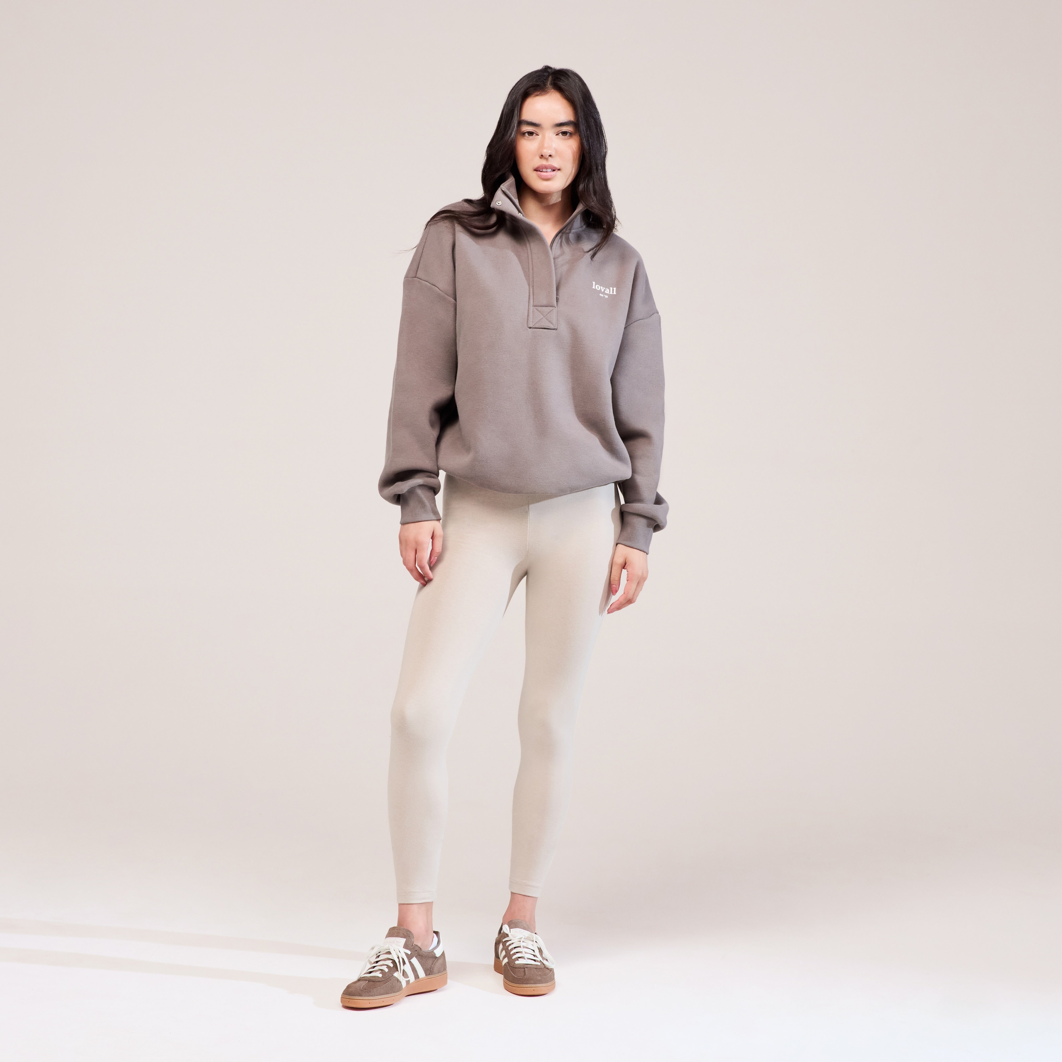 Everyday High Waisted Leggings Oatmeal