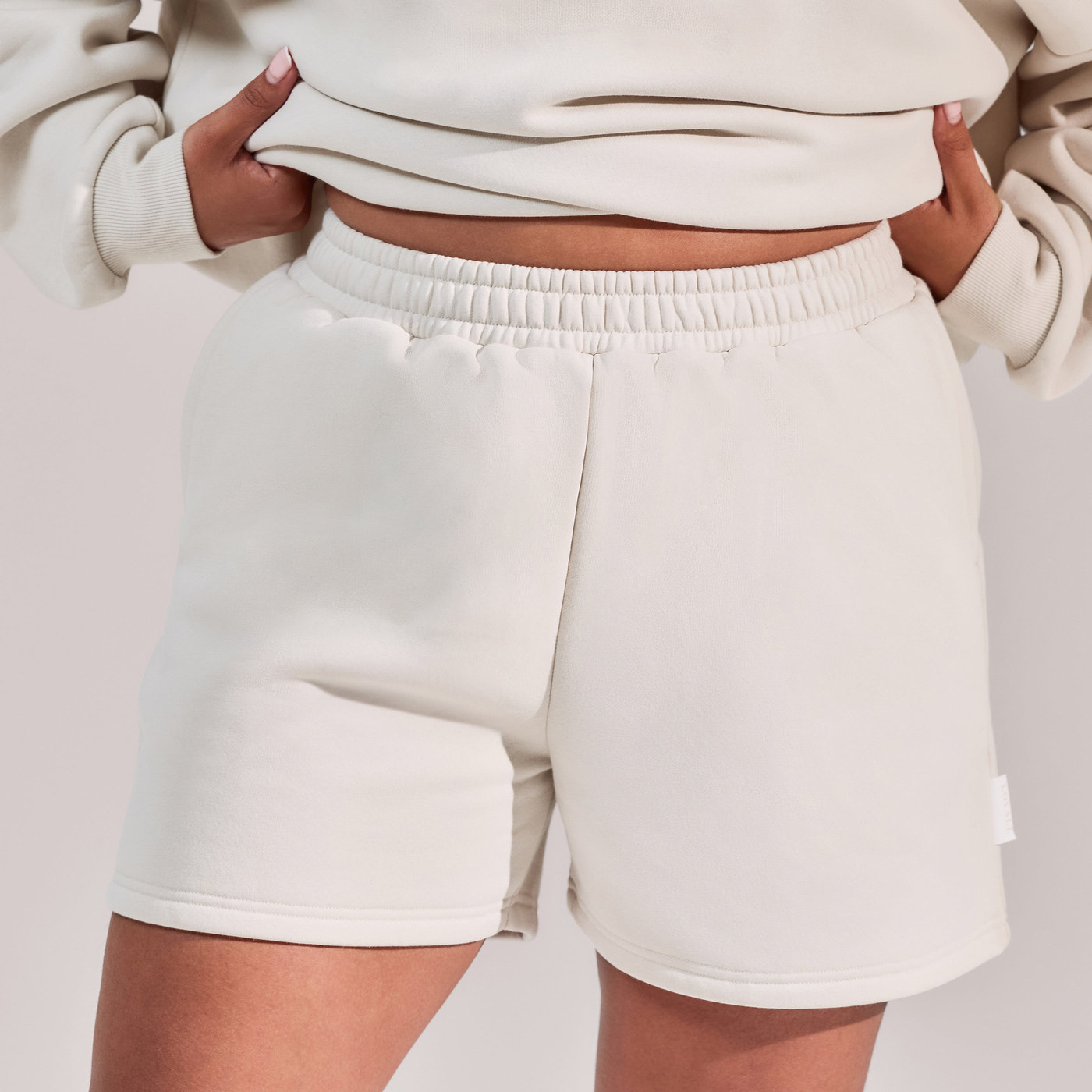 Organic Sweat Shorts - Ecru