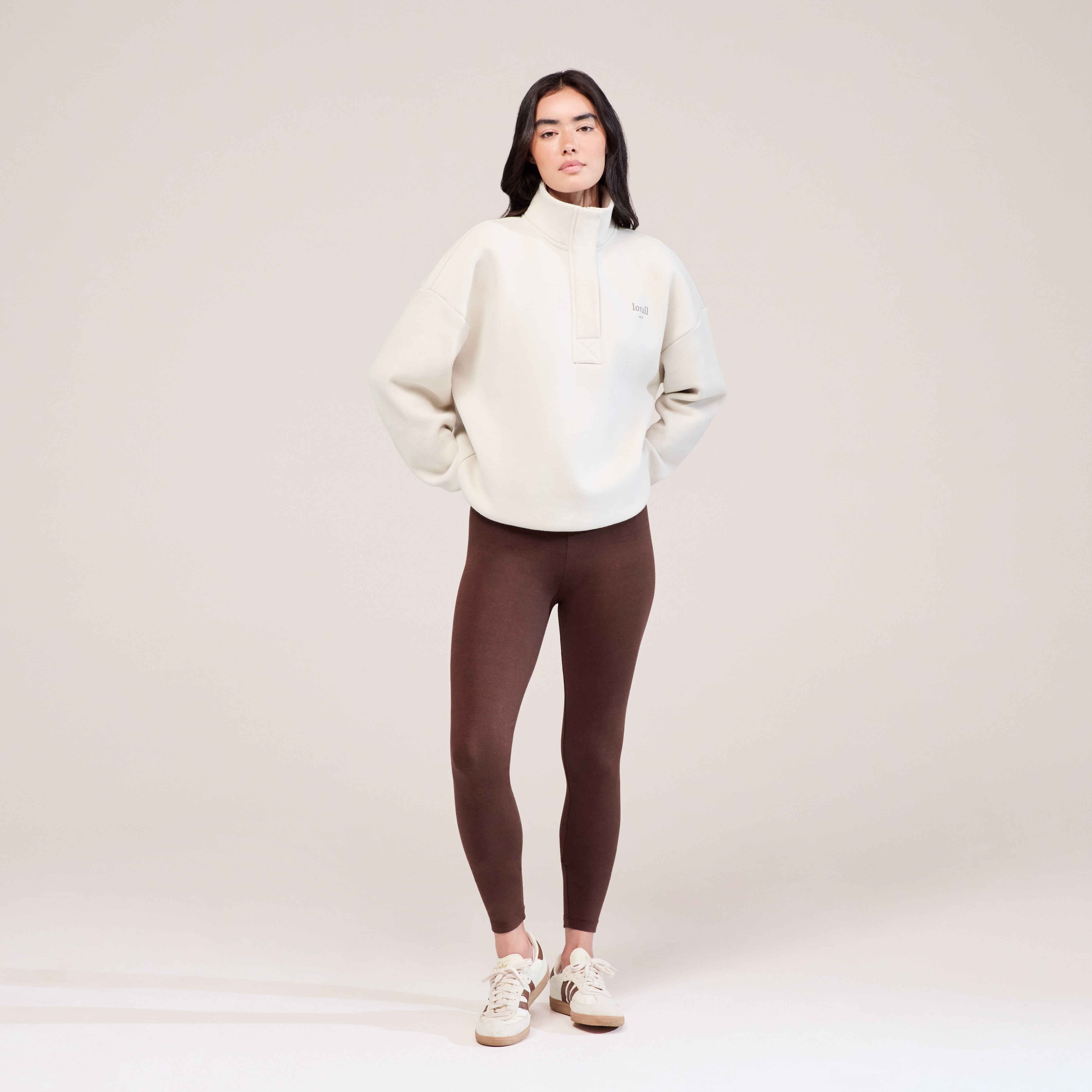 Everyday High Waisted Leggings Chocolate Brown